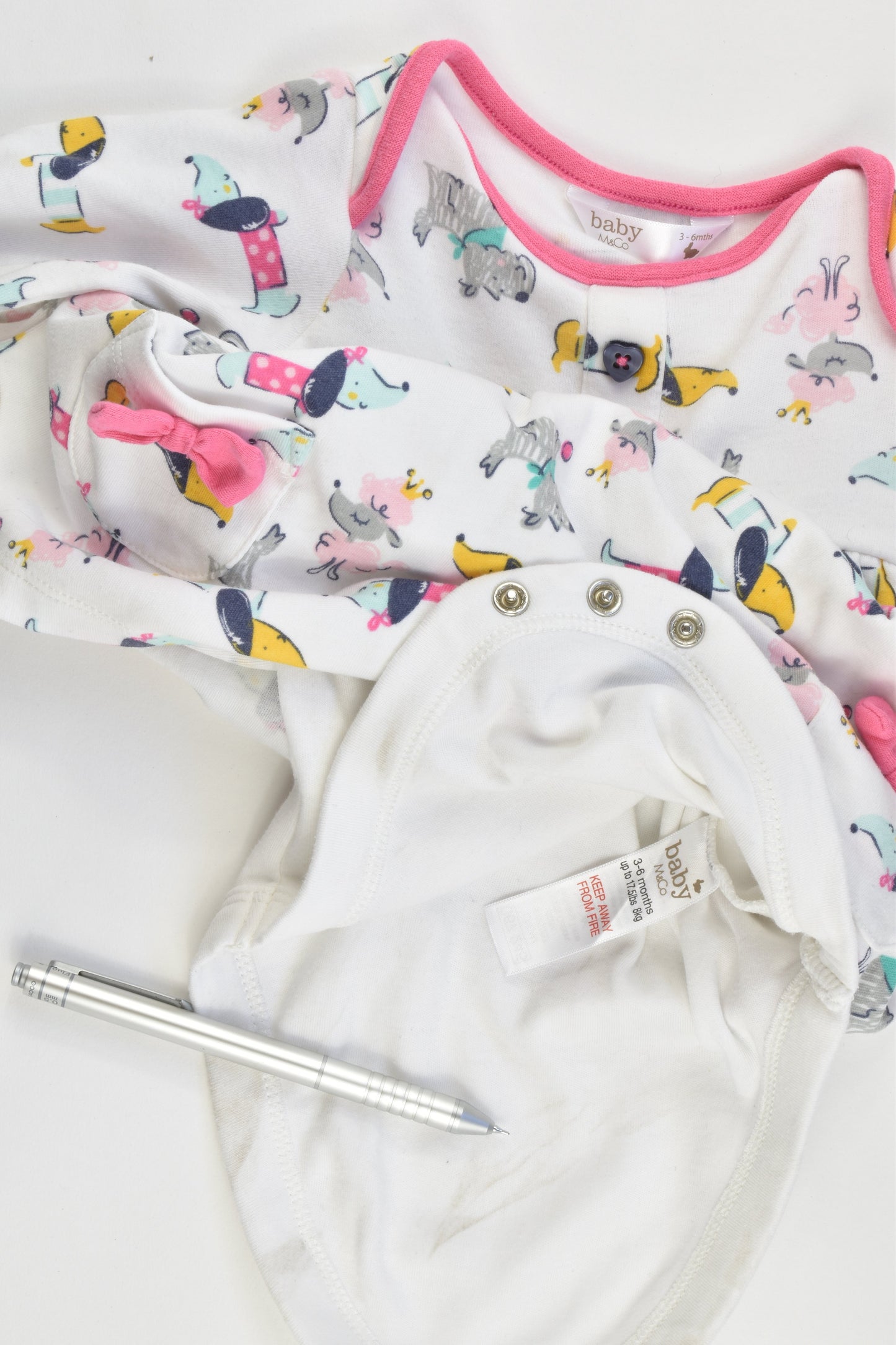 M&Co Size 3-6 months Bodysuit Dress