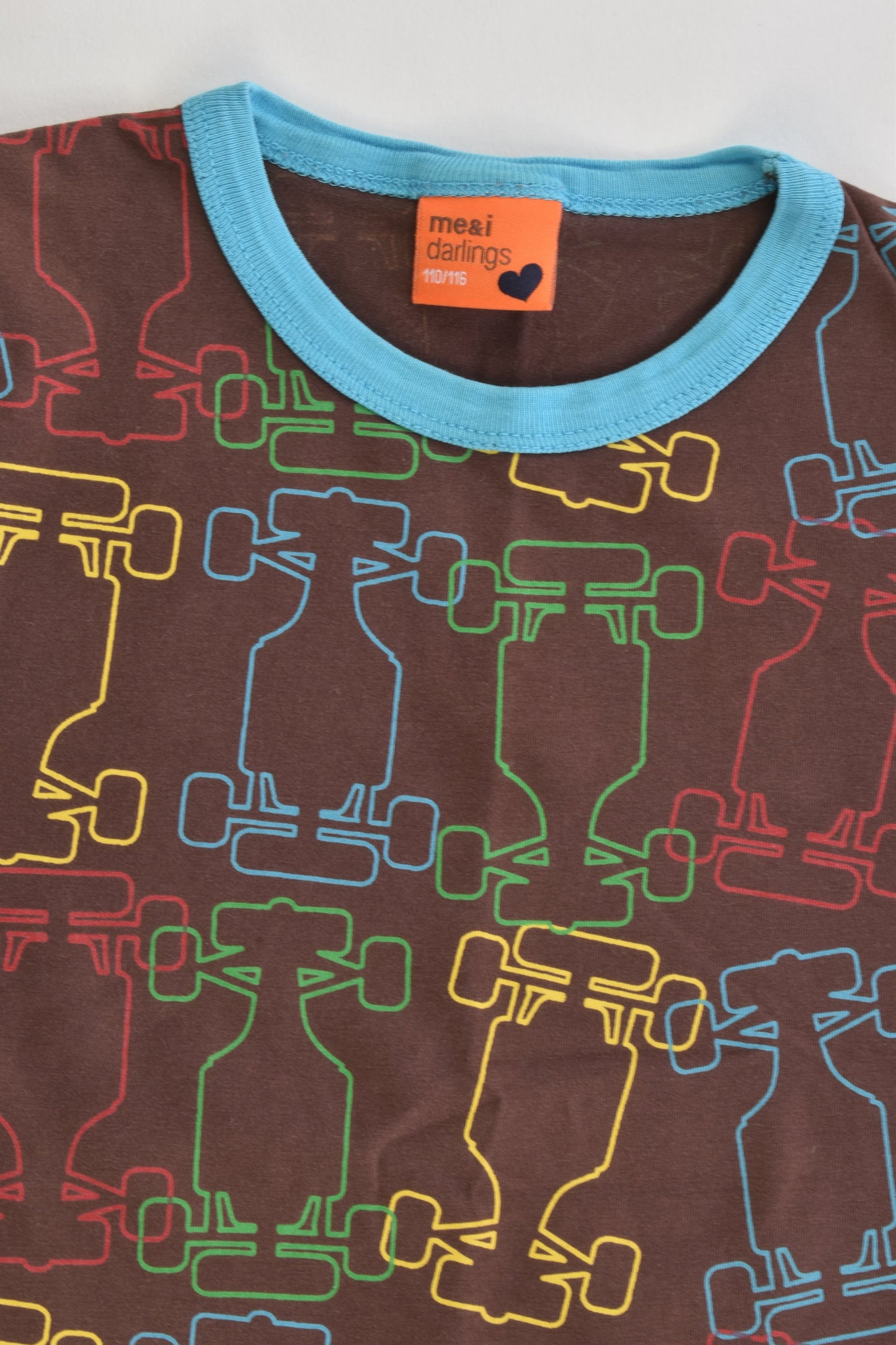 Me&i Size 110/116 cm (5-6) Race Cars T-shirt