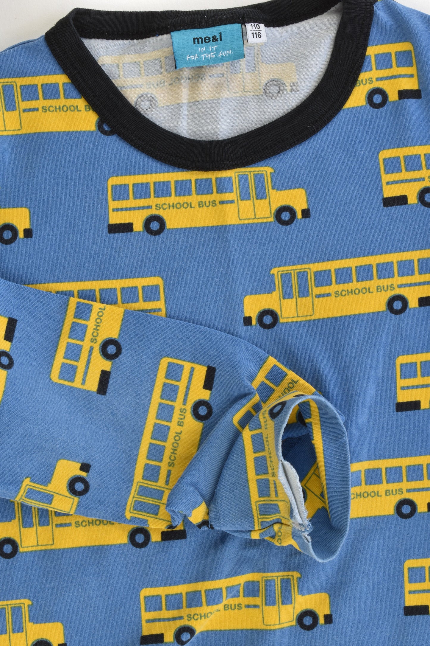 Me&i Size 110/116 cm (5-6) School Bus Top