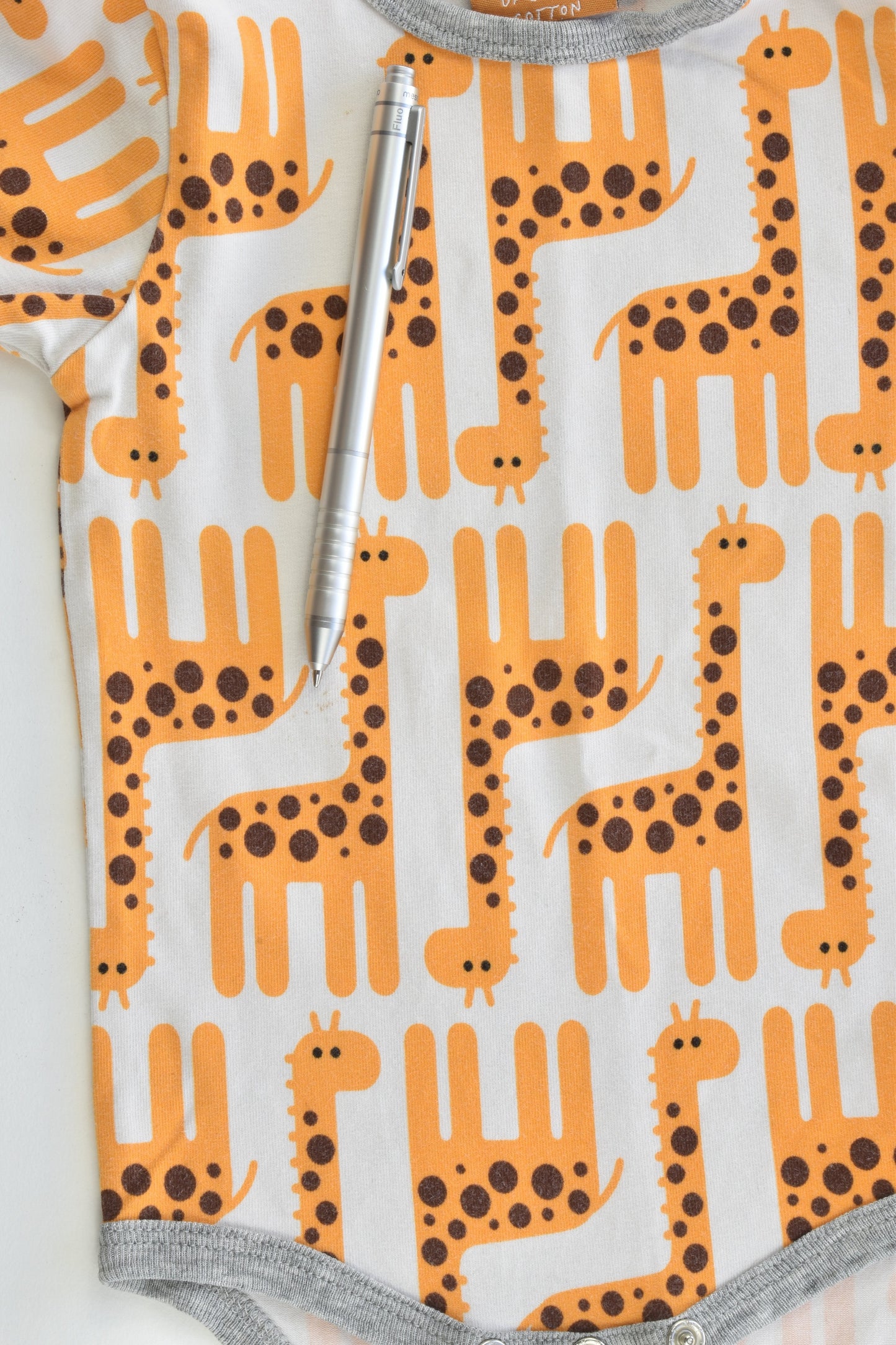 Me&i Size 62/68 (00) Giraffe Bodysuit