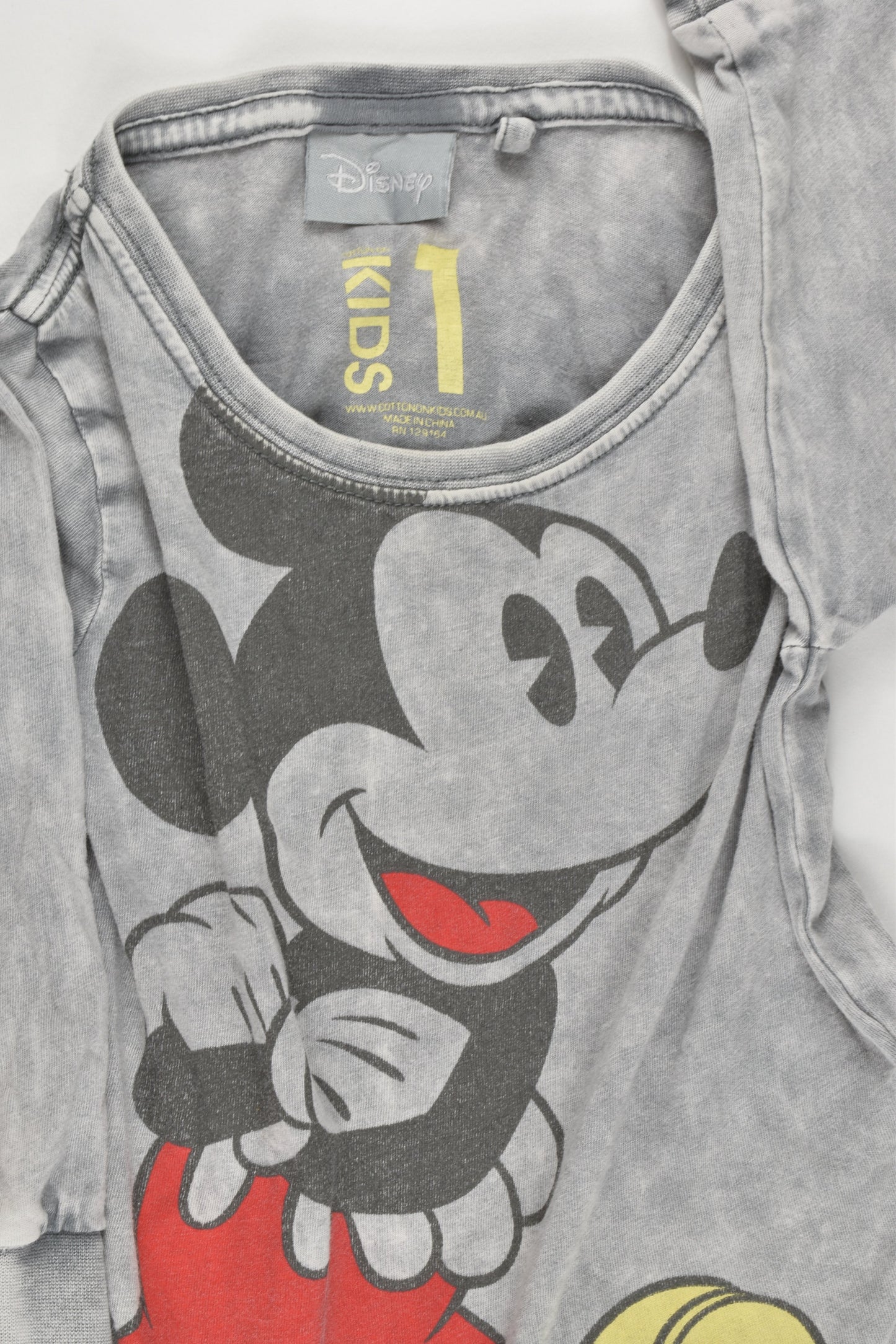 Mickey Mouse Size 1 Cotton On Kids Top and Zara Pants