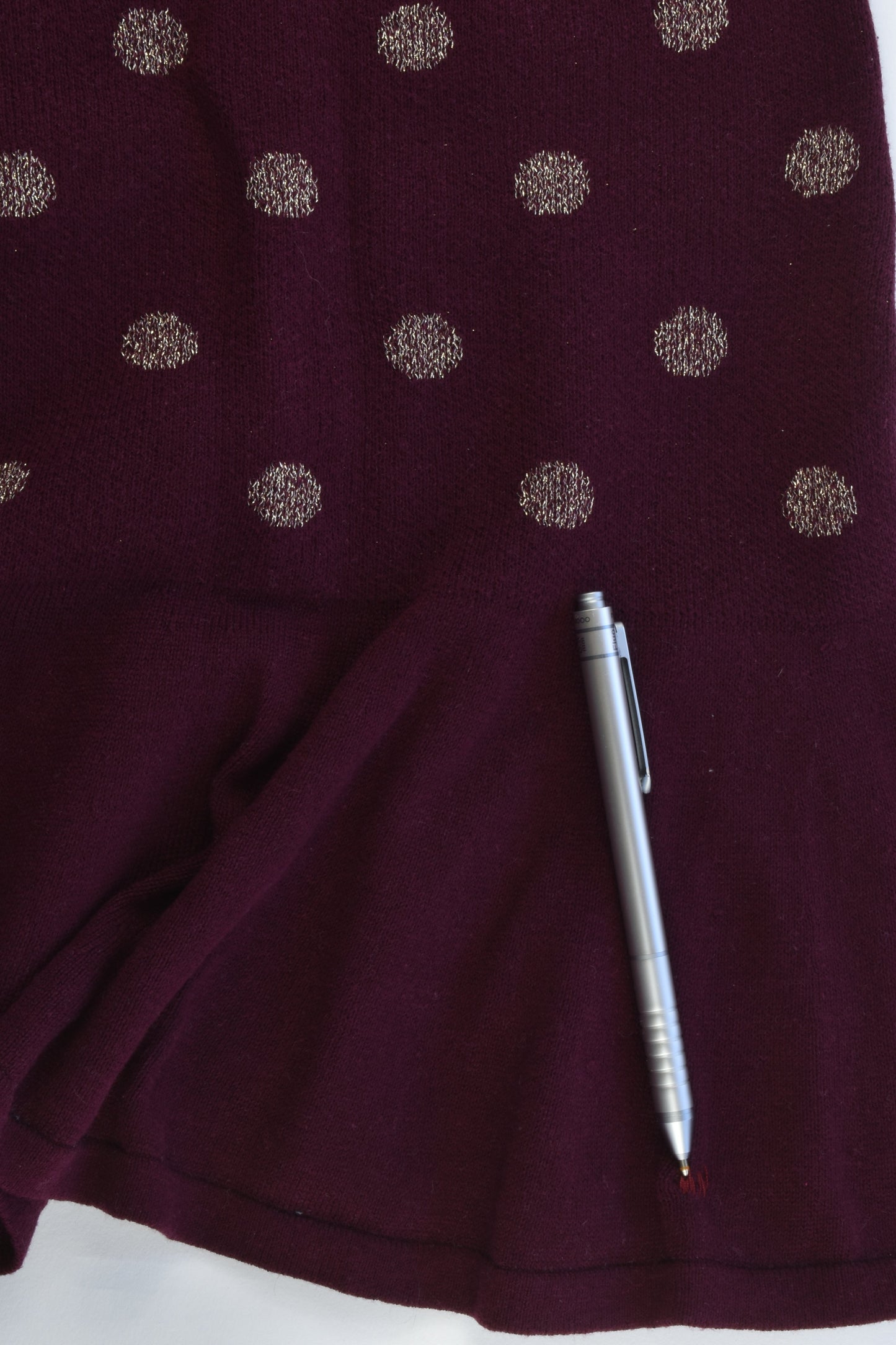 Milkshake Size 3 Polka Dots Knitted Dress
