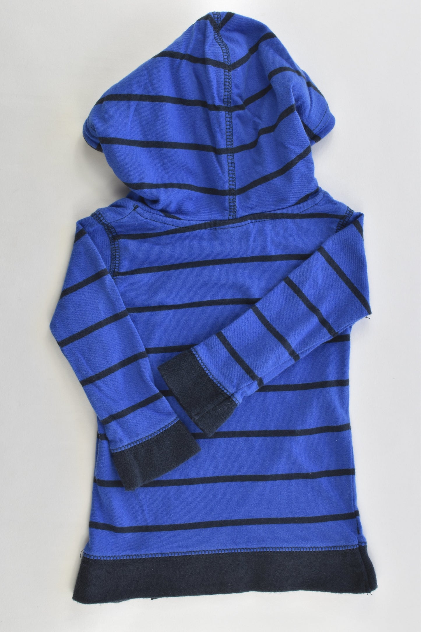 Milky Size 0 Red Car Striped Hooded Top