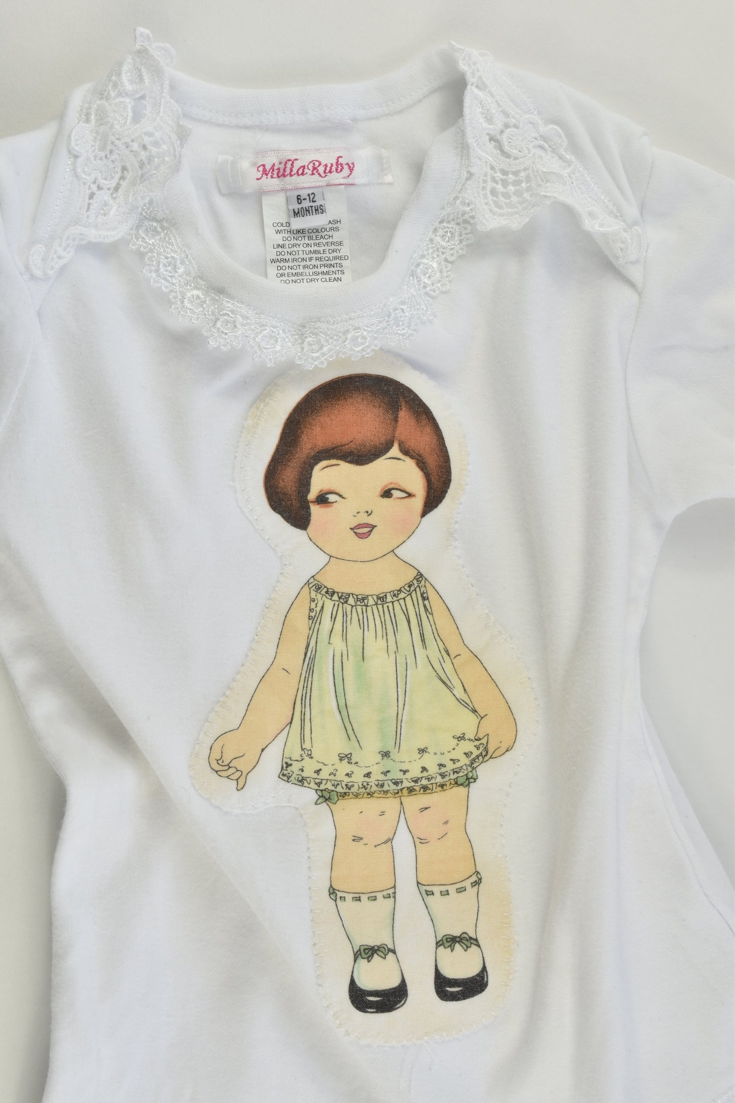 Milla Ruby Size 0 (6-12 months) Bodysuit
