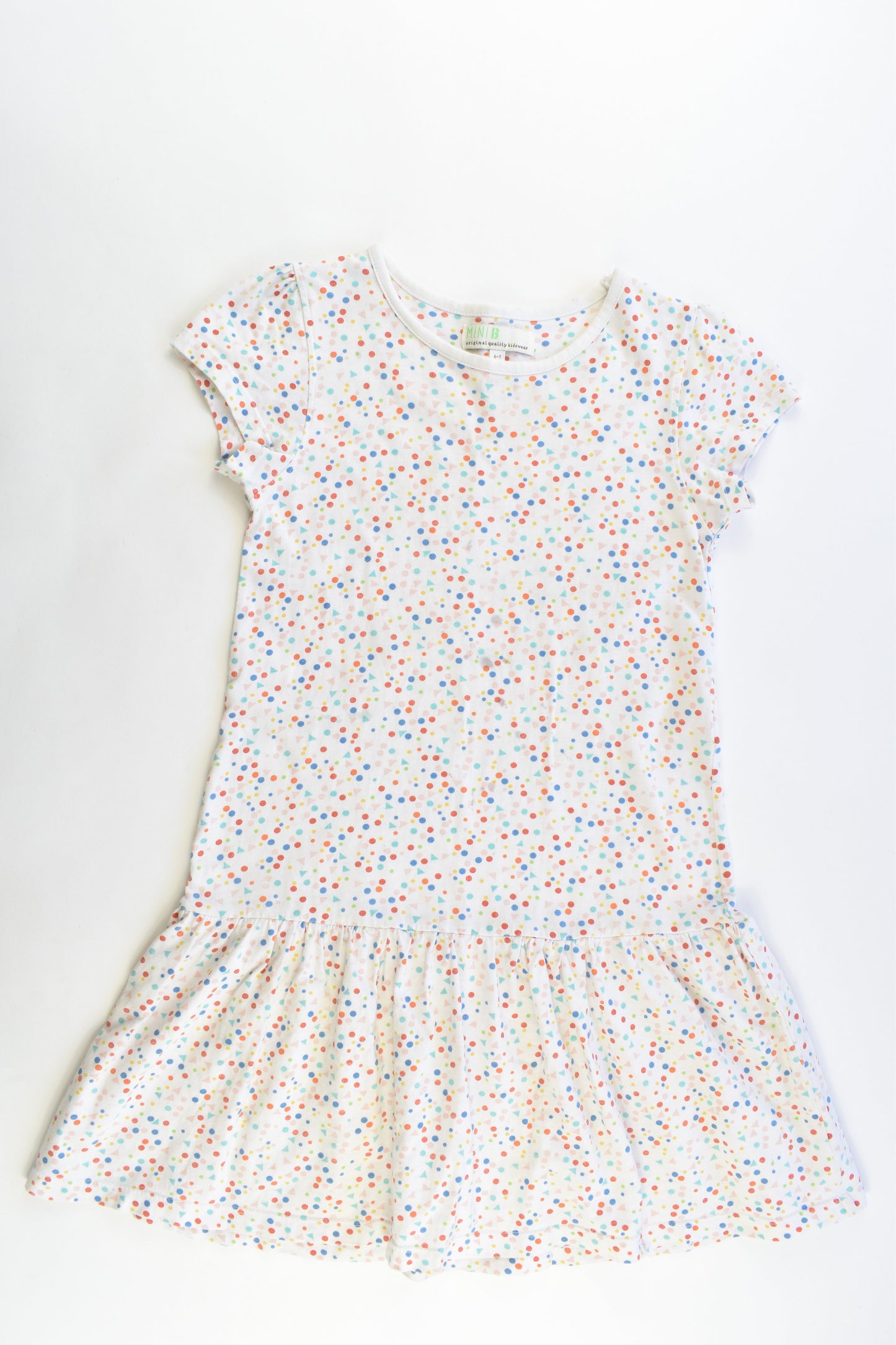 Mini B UK Size 6-7 (116-122 cm) Colourful Shapes Dress