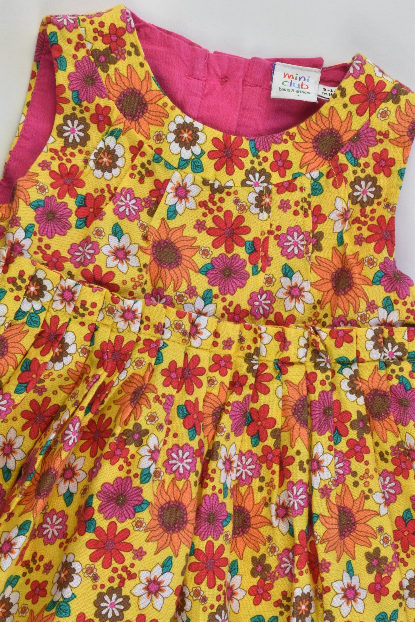 Mini Club Size 9-12 Months Layered Floral Dress