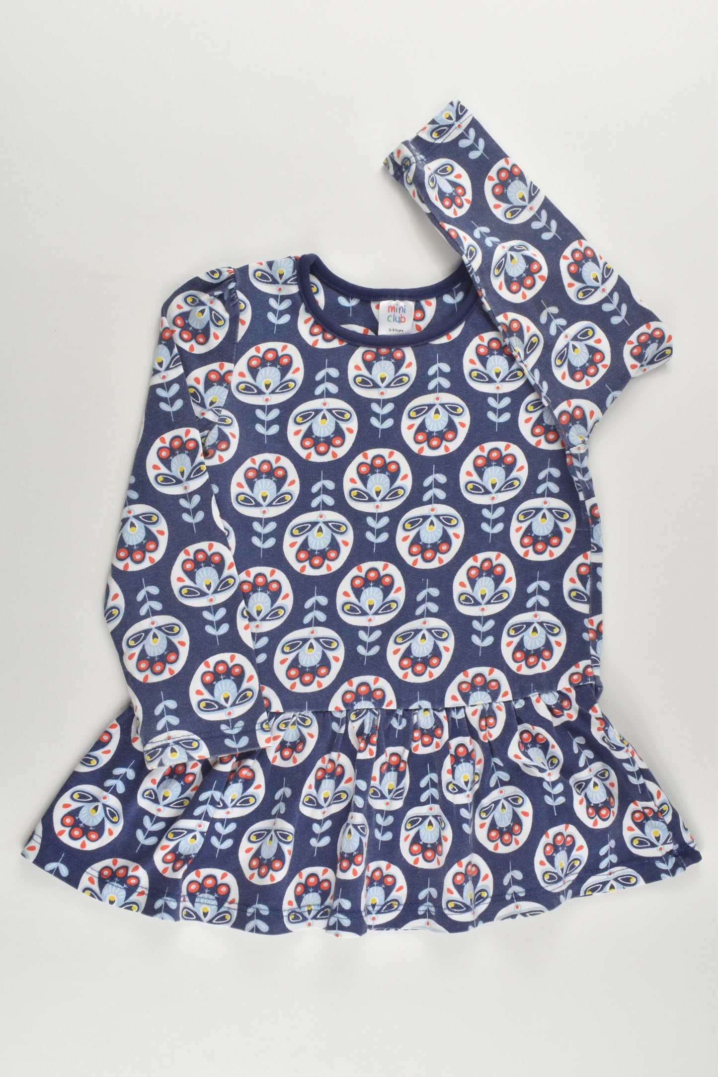 Mini Club (UK) Size 1 (12-18 months, 80-86 cm) Retro Patterns Dress