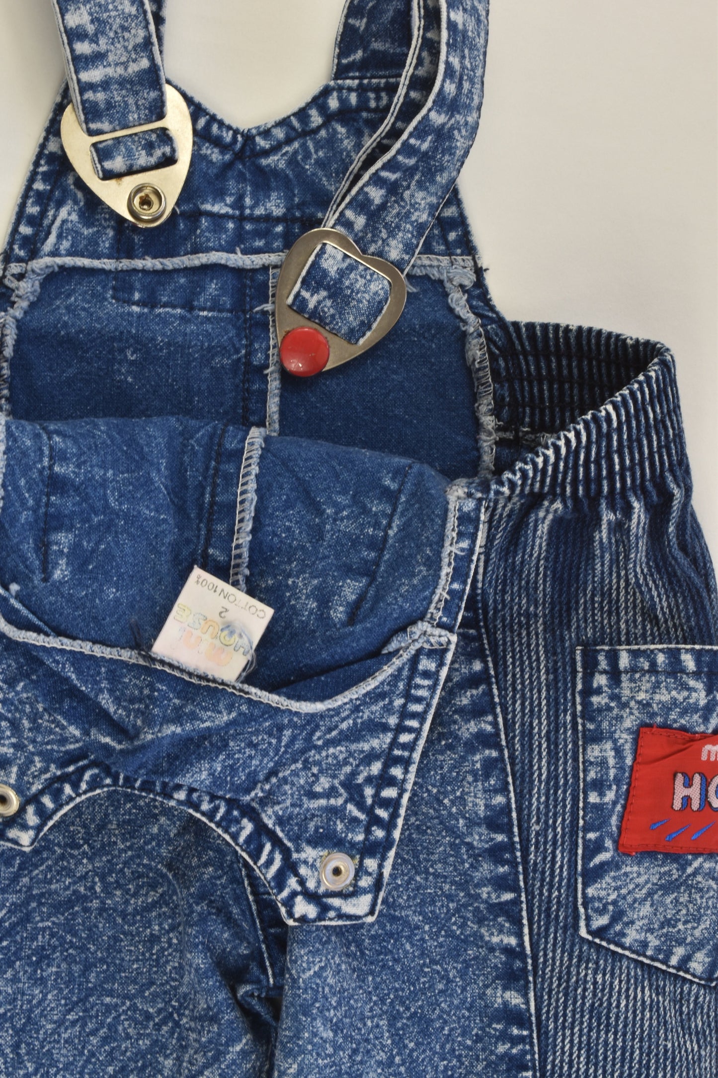 Mini House Size 2 Denim Overalls