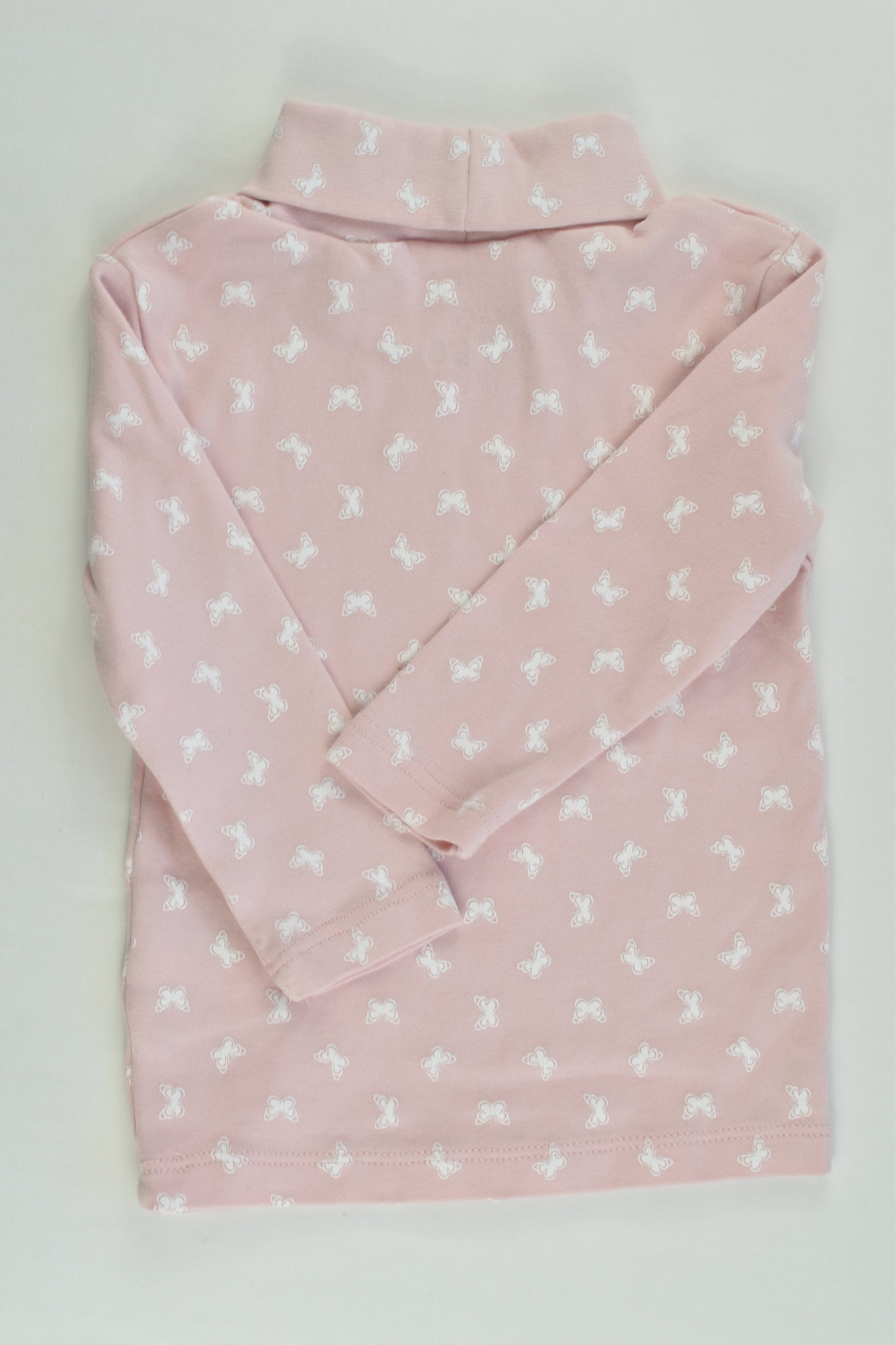Mini Mango Size 1 Turtle Neck Flowers Top