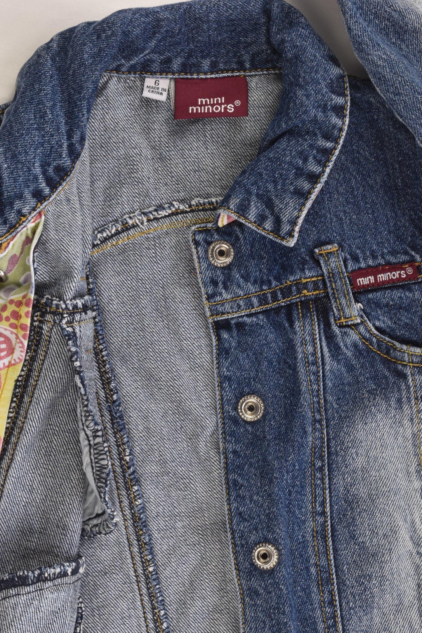 Mini Minors Size 6 Denim Jacket