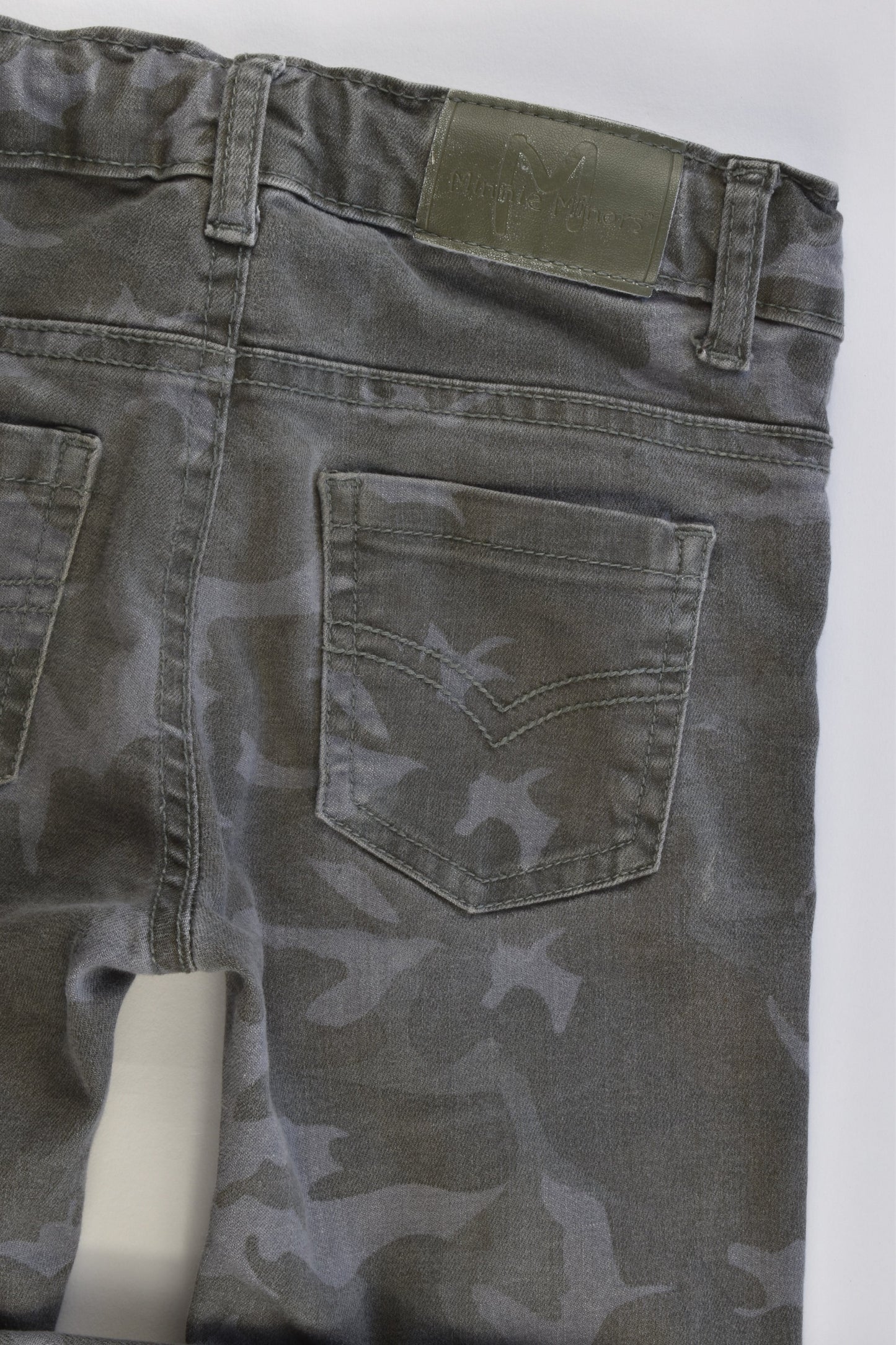 Minnie Minors Size 4-5 Stretchy Camouflage Denim Pants