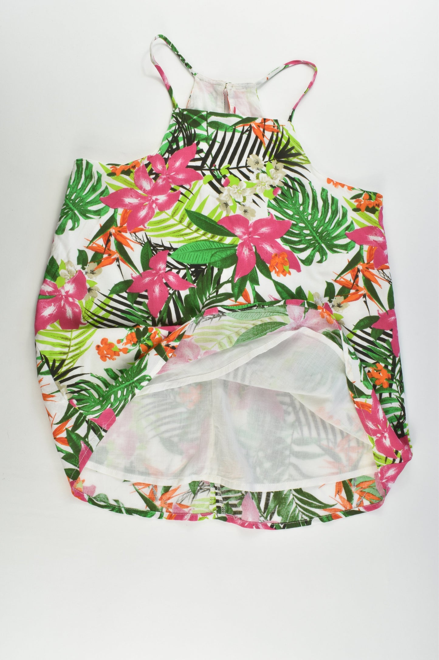 Miss E-Vie Size 12 Floral Lined Blouse