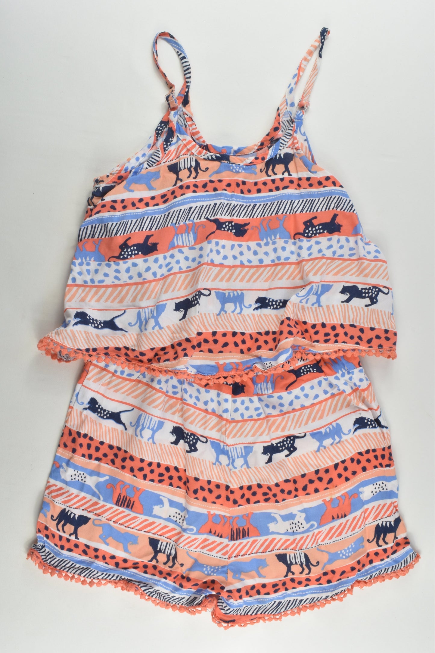 Miss Understood Size 8 Feline Short Playsuit
