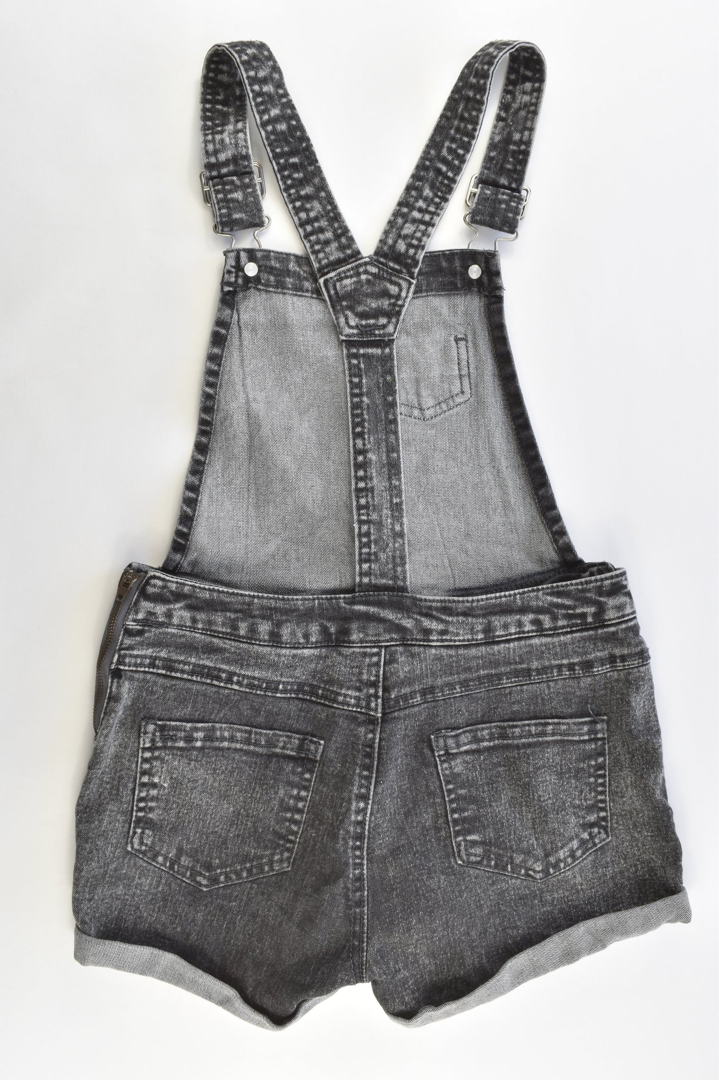 Miss Understood Size 8 Soft and Stretchy Denim Short Overalls