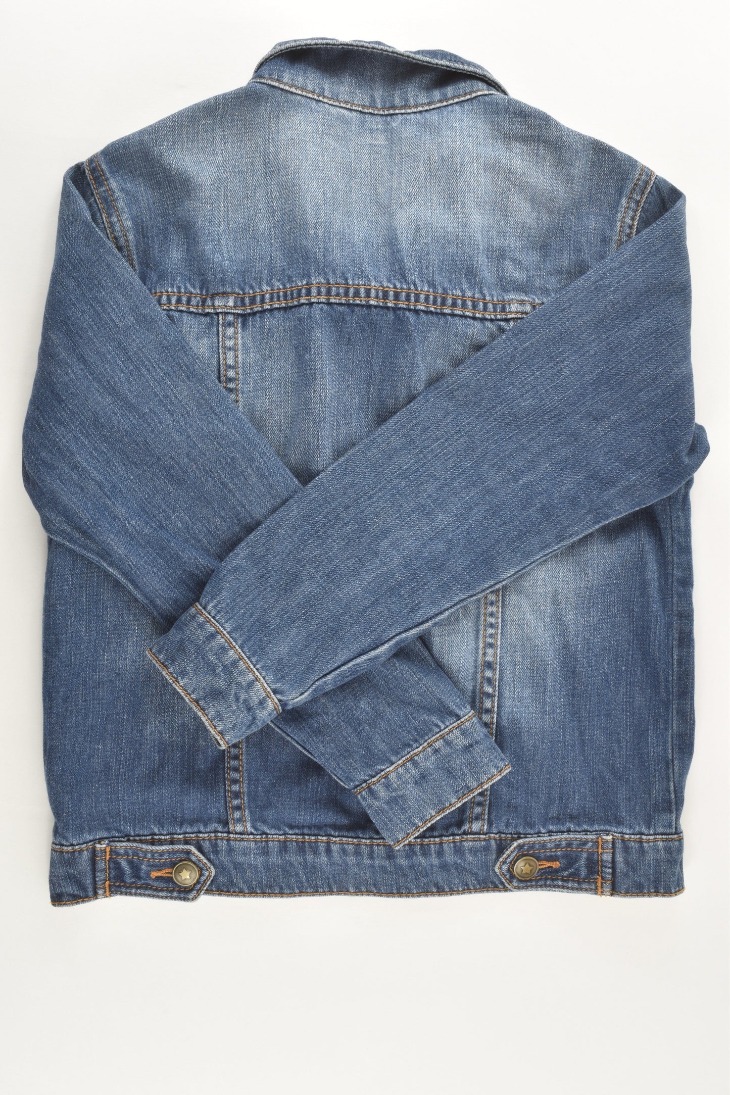 Mix Kids Size 7 Denim Jacket with Star Buttons