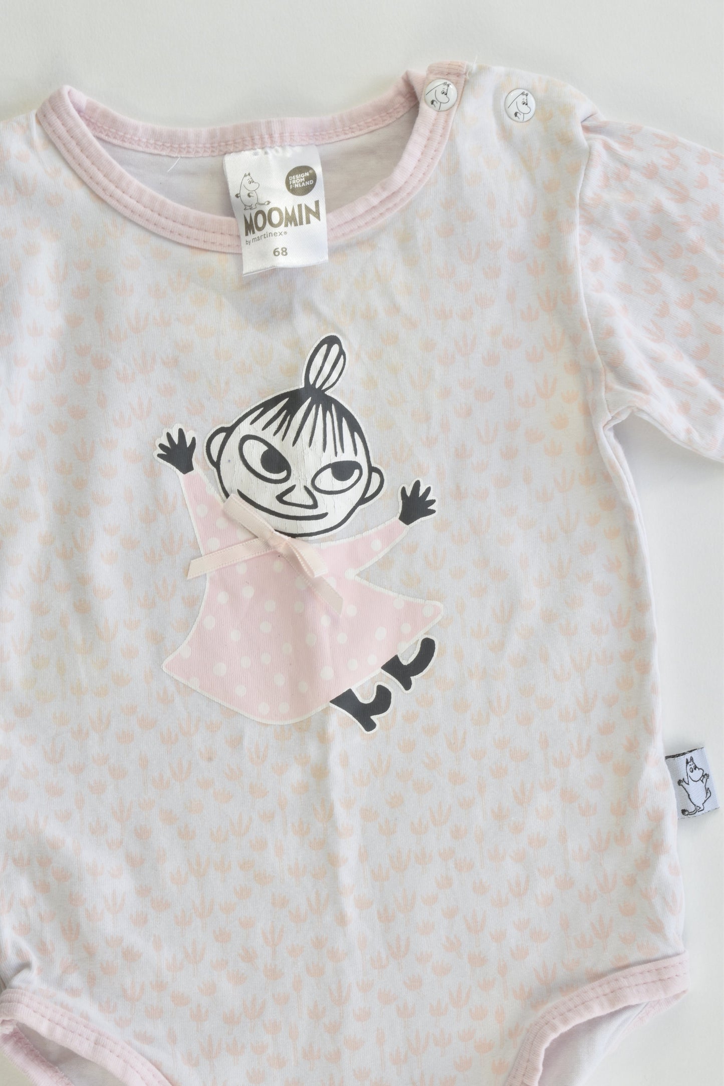 Moomin by Martinex (Finland) Size 68 cm (00) Little My Bodysuit