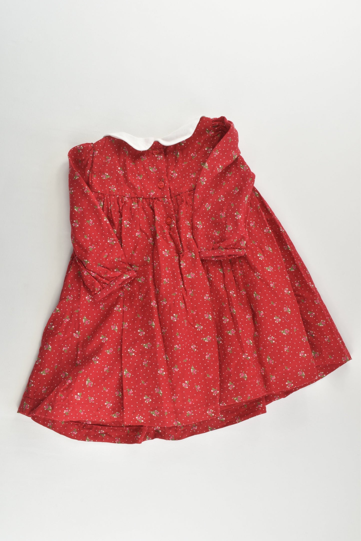 Mothercare Size 00 (3-6 months) Lined Smocked Dress