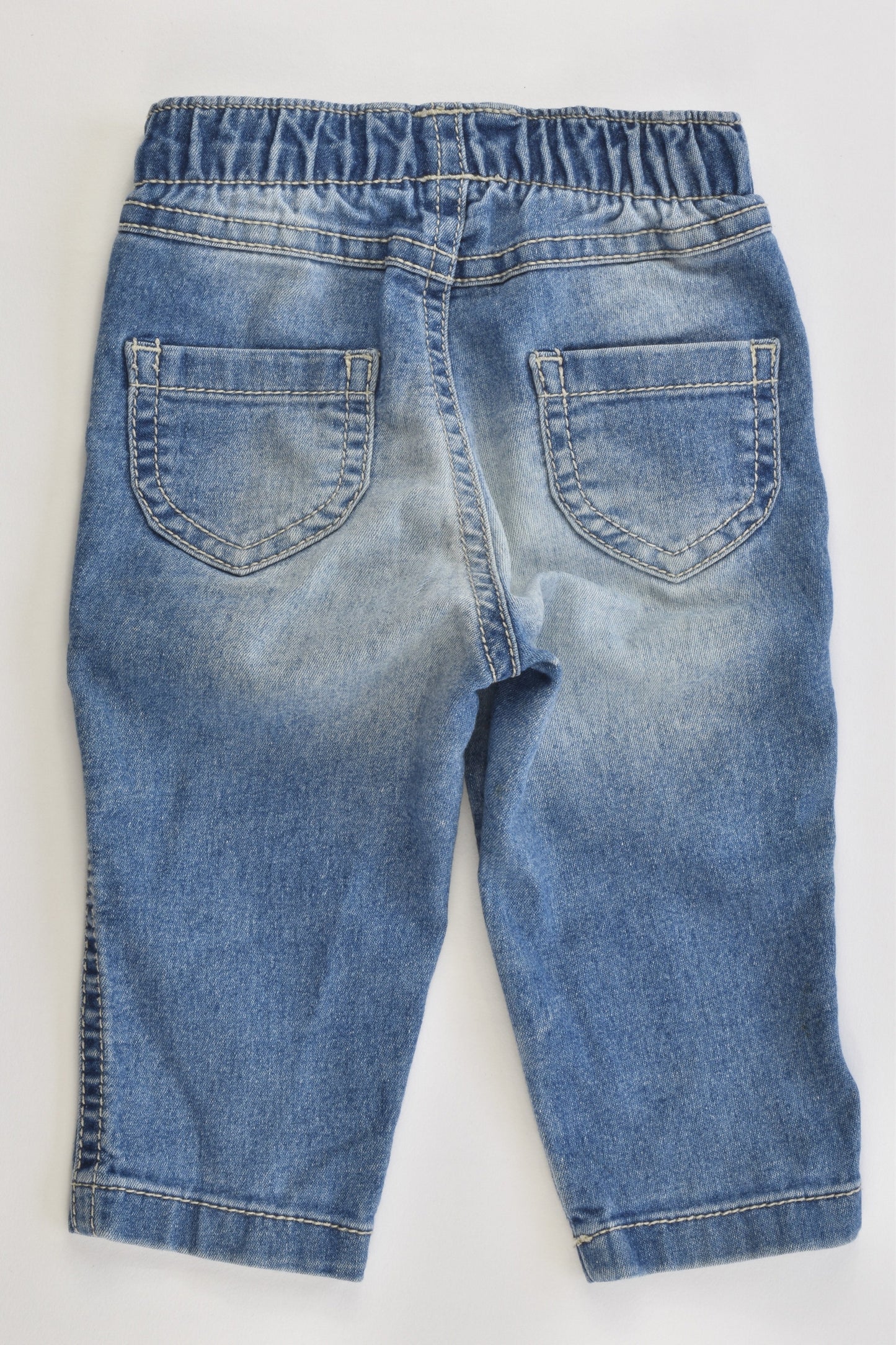 Mothercare Size 00 (3-6 months) Stretchy Lightweight Denim Pants