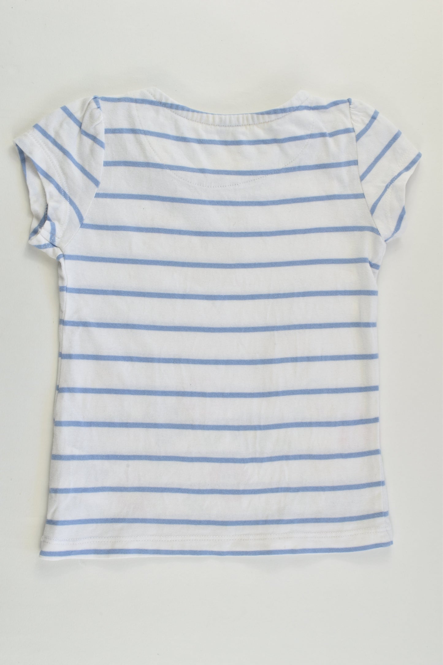 Mothercare Size 1 (12-18 months) Stripes and Flowers T-shirt