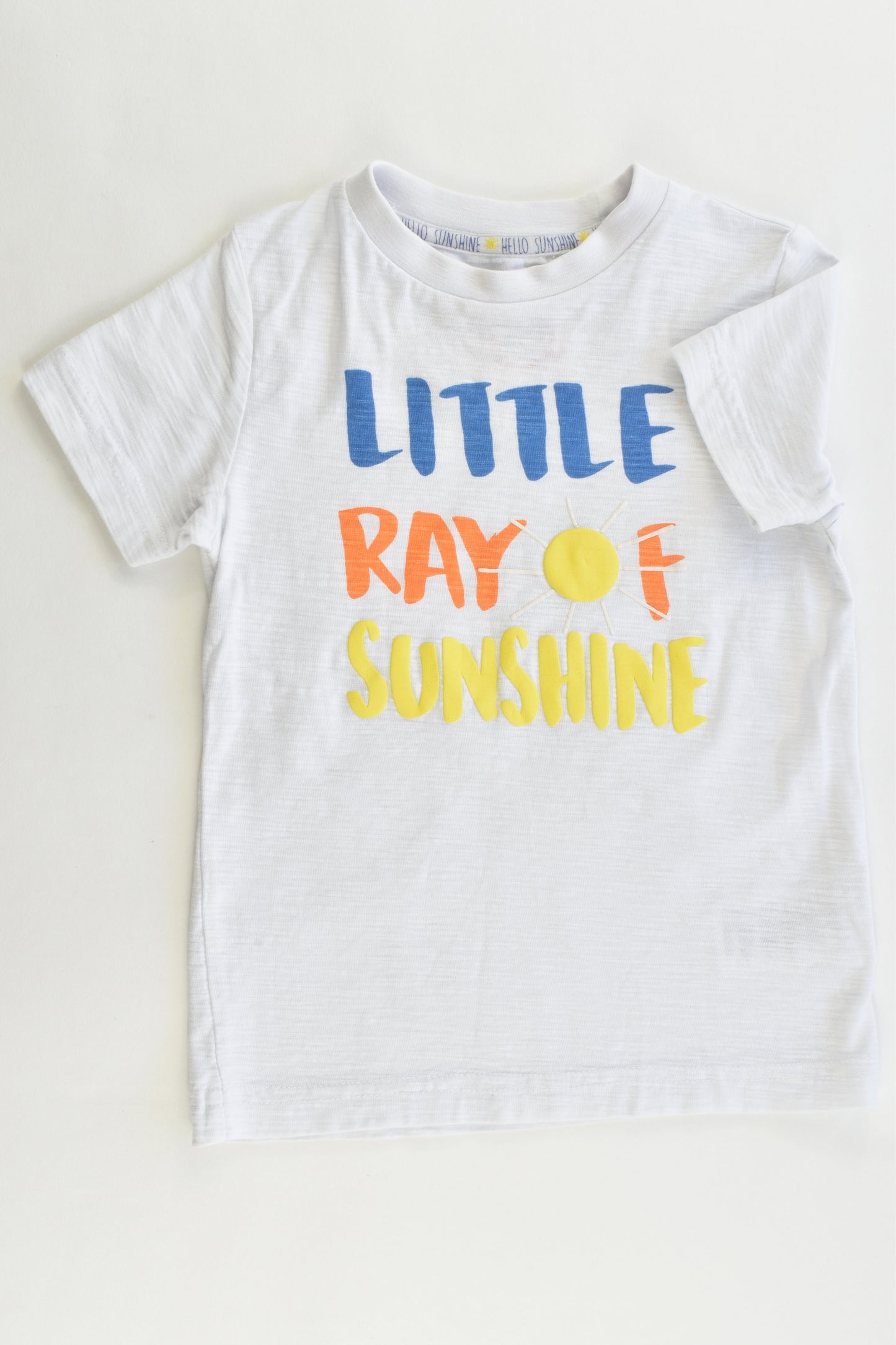 Mothercare Size 12-18 months "Little Ray of Sunshine" T-shirt