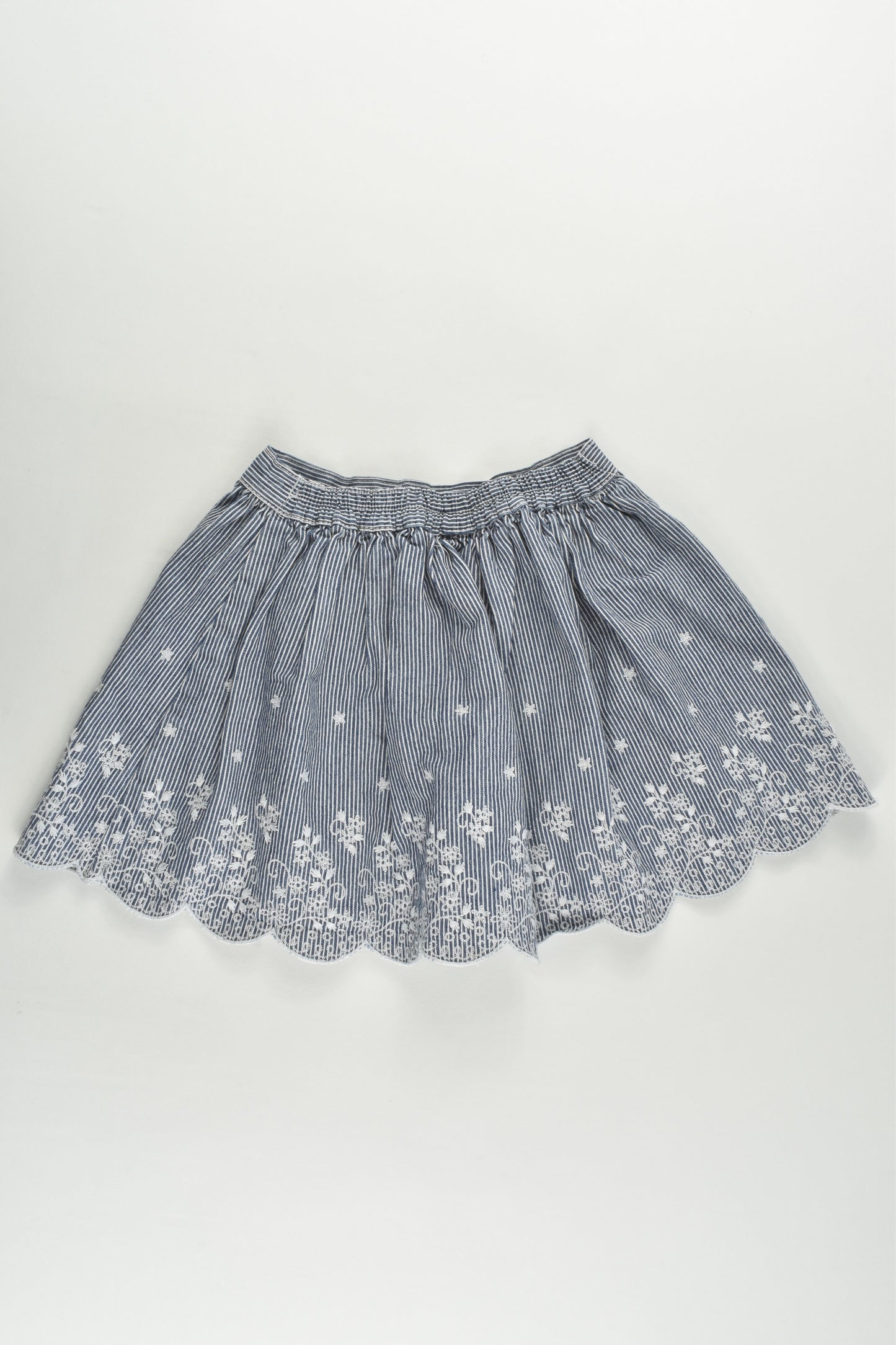 Mothercare Size 2 (92 cm) Striped Skirt with Lace Details