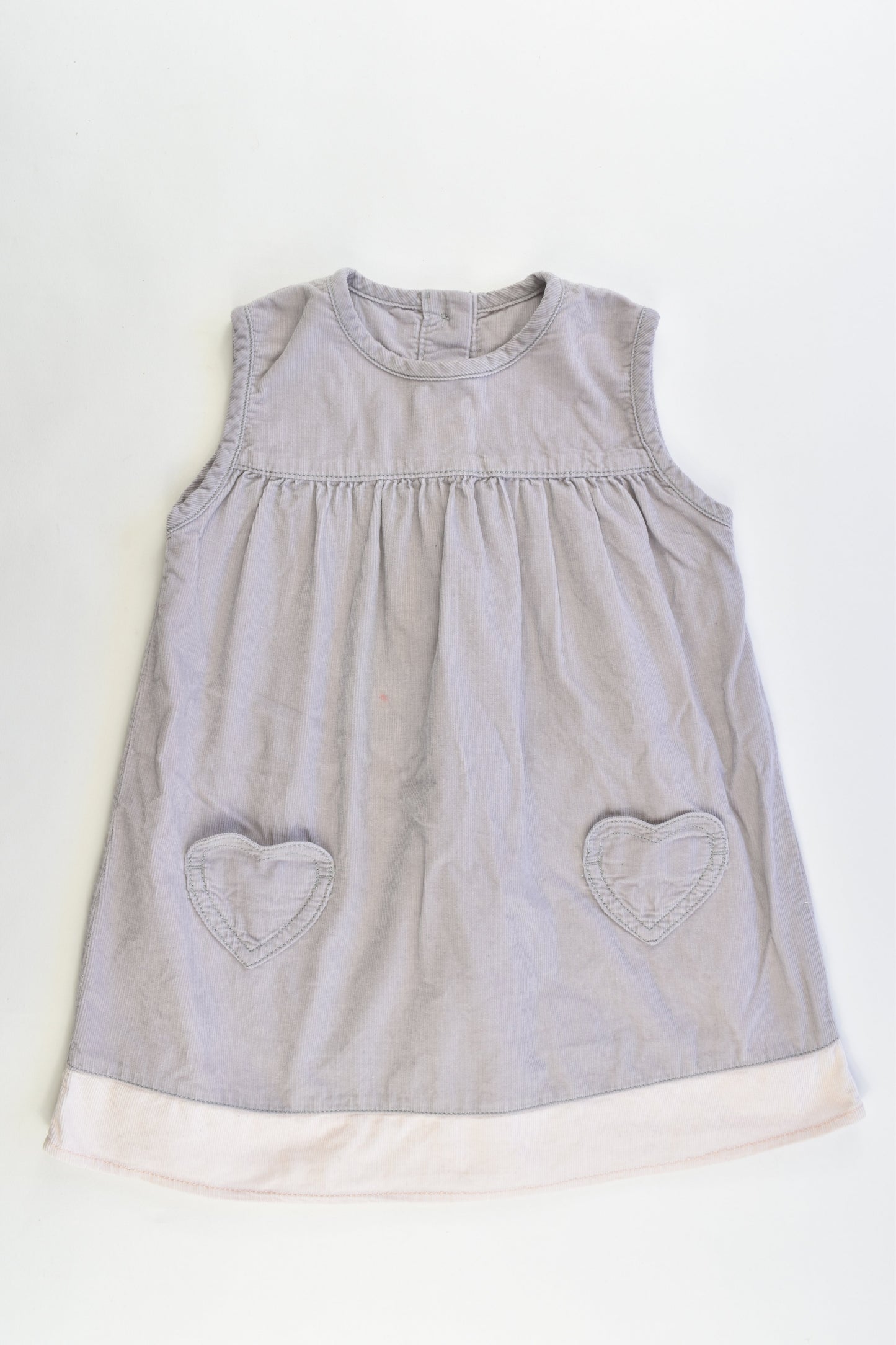 M&S Size 12-18 months Soft Cord Dress, Bodysuit and Tights