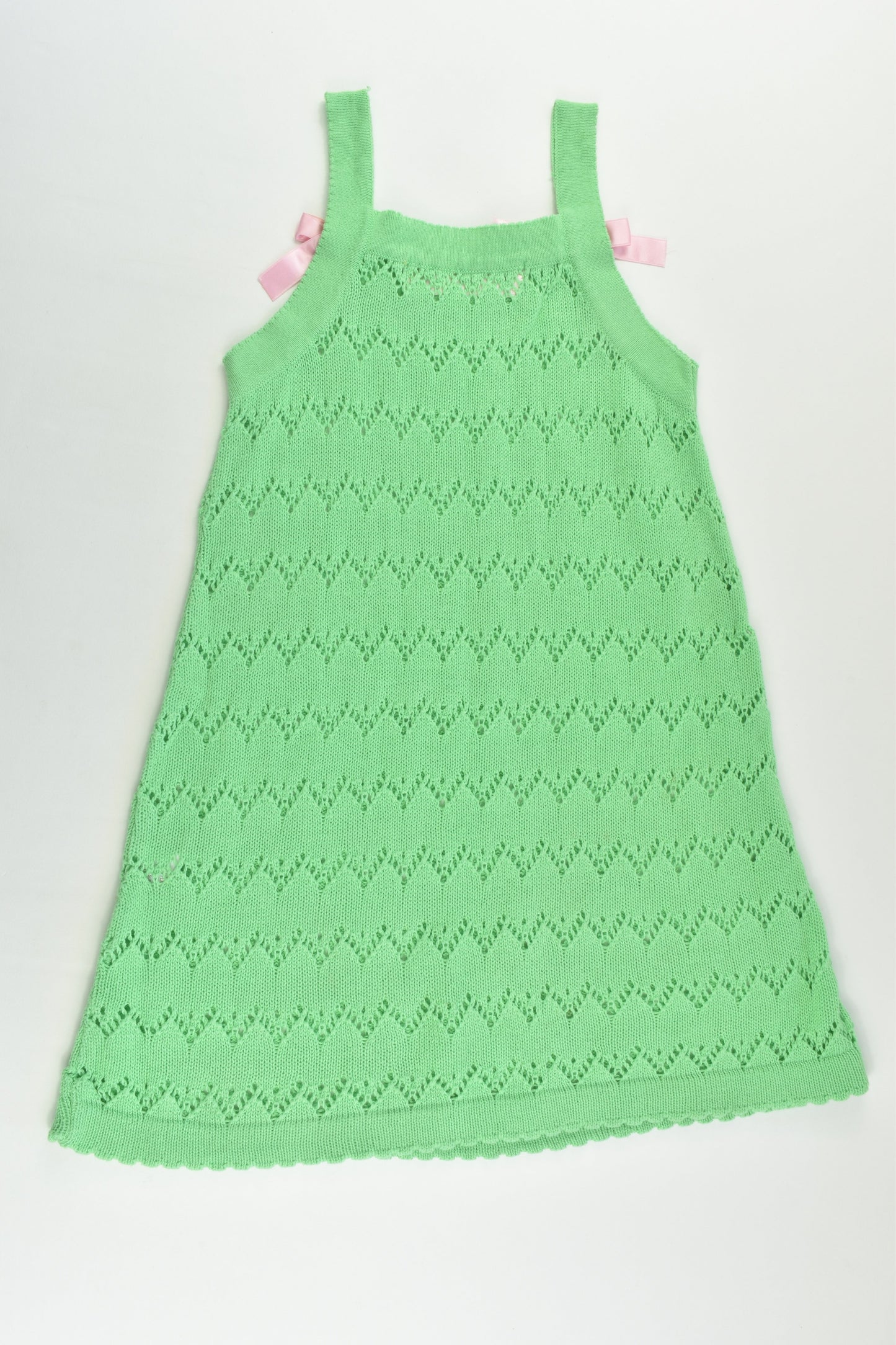 Muñequita (Spain) Size 4 Handmade Knitted Dress