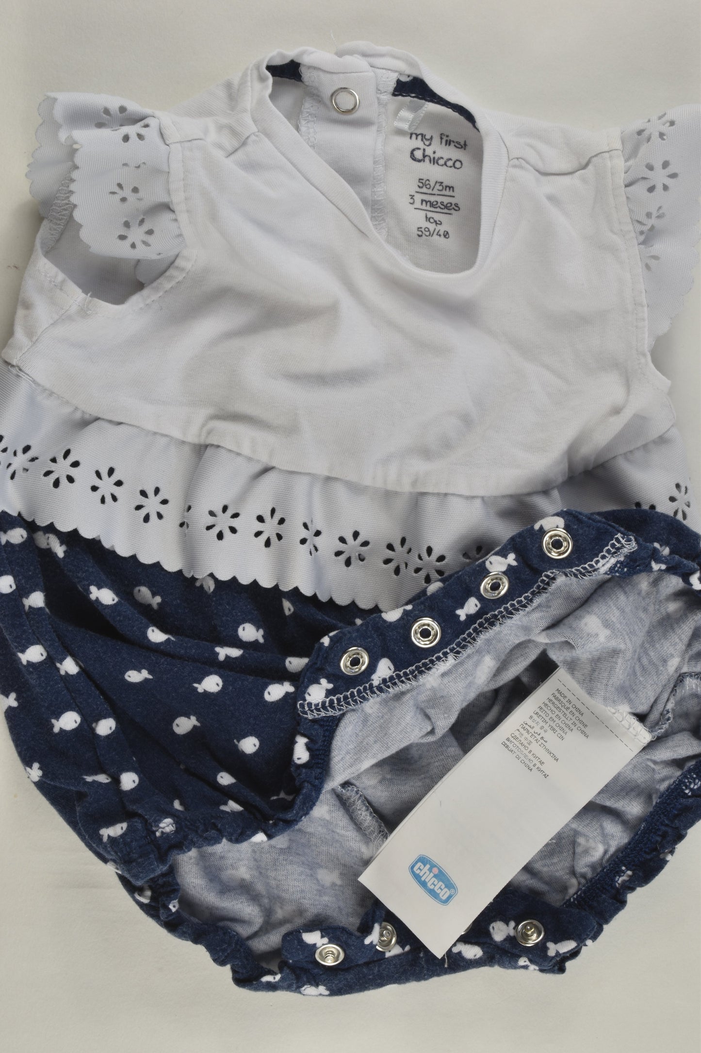 My First Chicco Size 0000 (56 cm, 3 months)