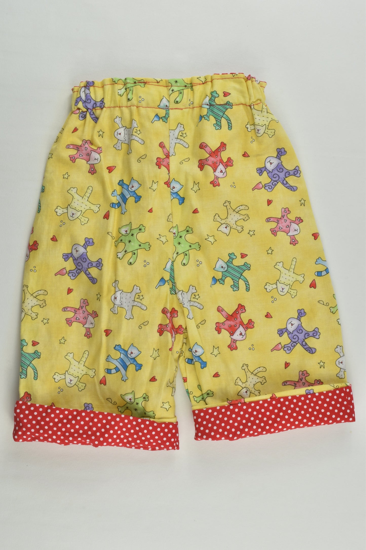 NEW Annette's Designs Size approx 0 Handmade Cats and Dots Outfit