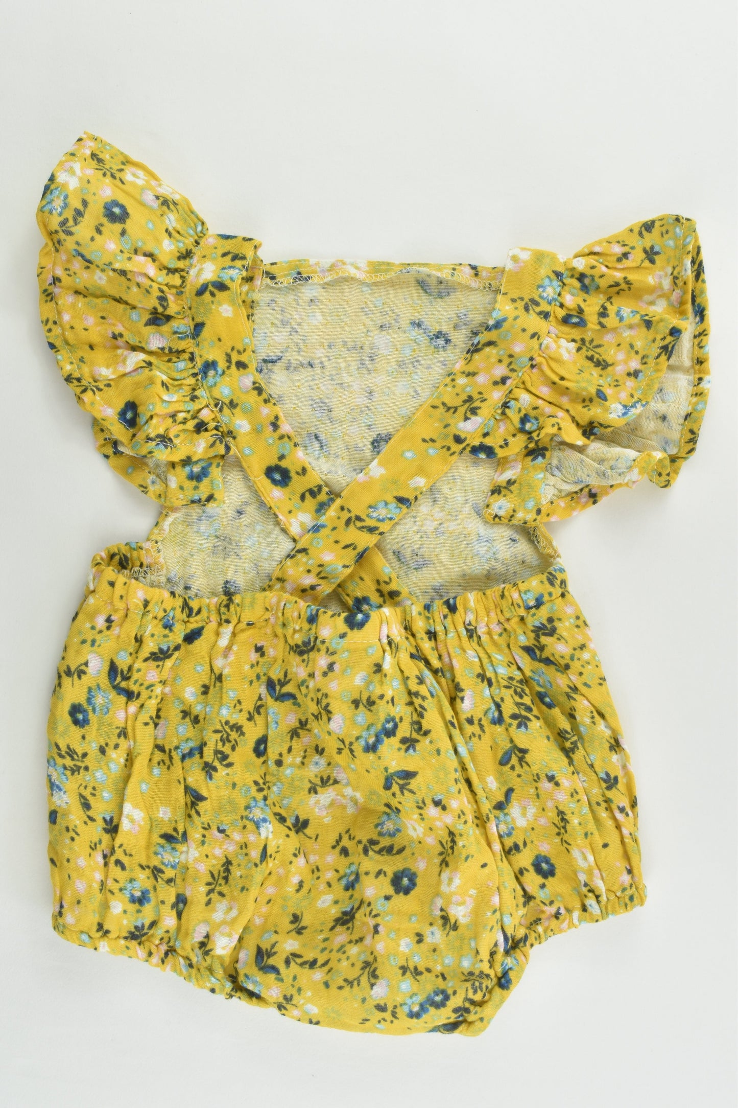 NEW Baby Berry Size 0 (6-12 months) Floral Muslin Summer Romper