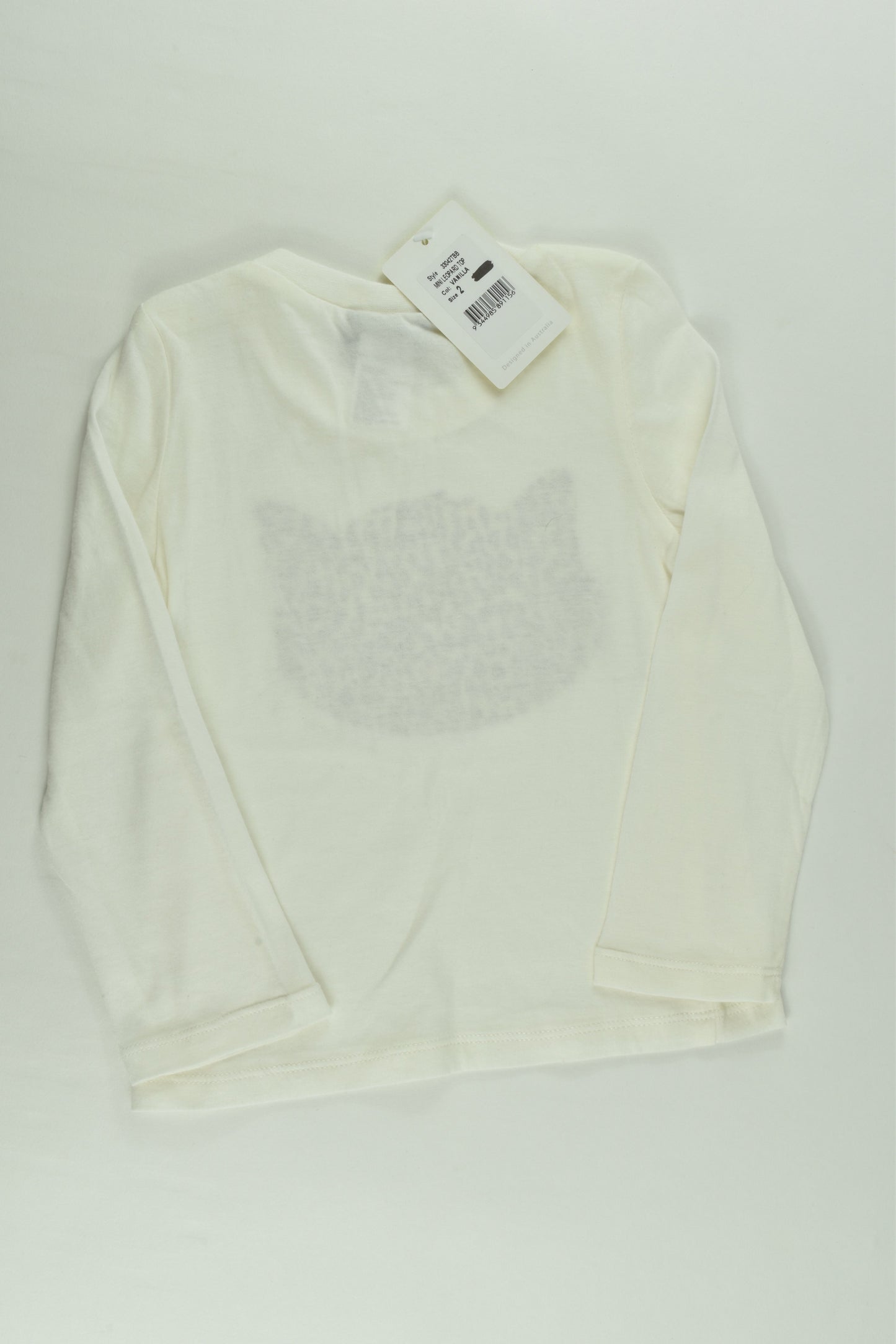 NEW Bardot Junior Size 2 Leopard Cat Top