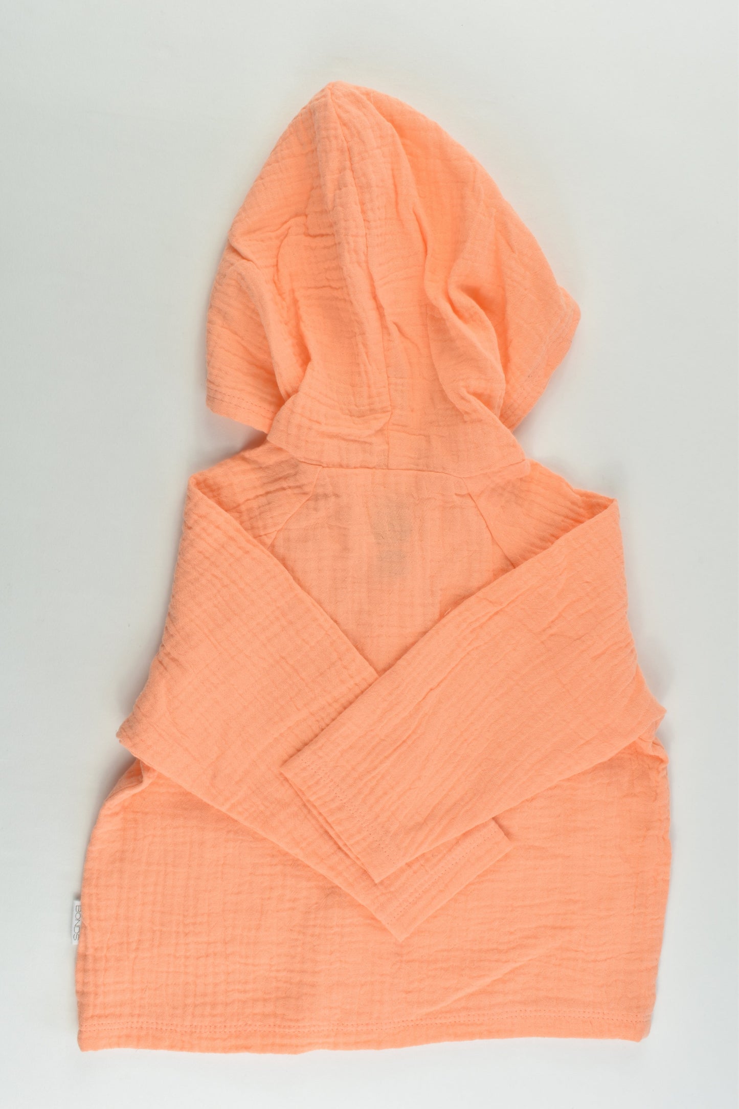 NEW Bonds Size 0 (6-12 months) Muslin Hooded Jumper