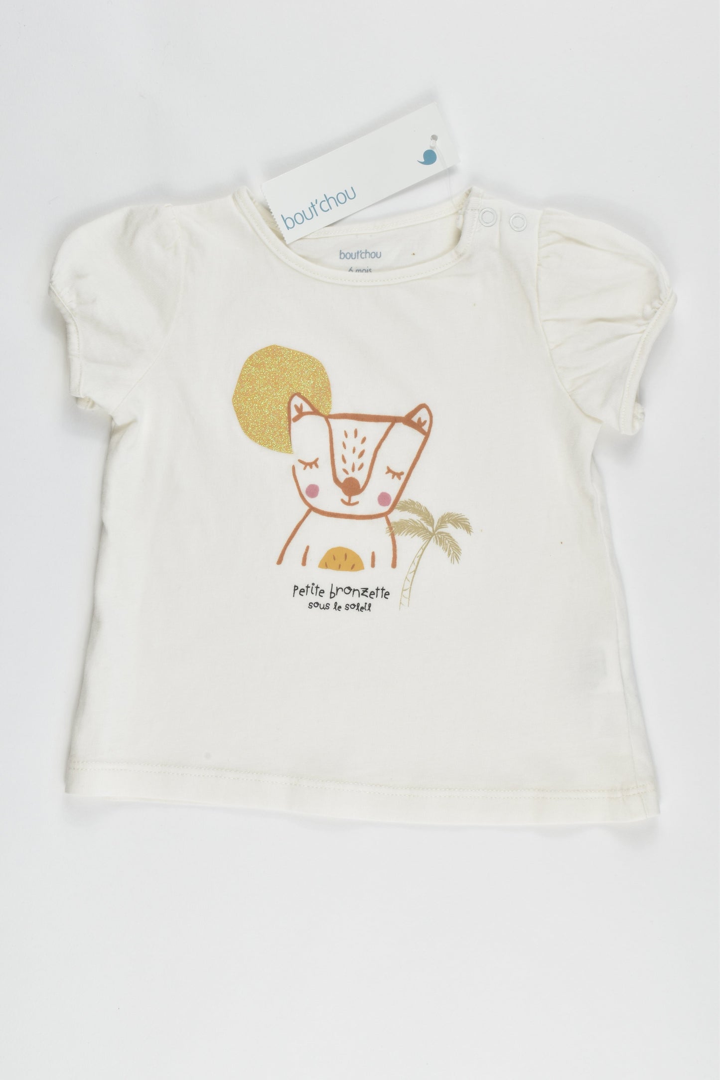 NEW Bout'Chou France Size 6 months T-shirt