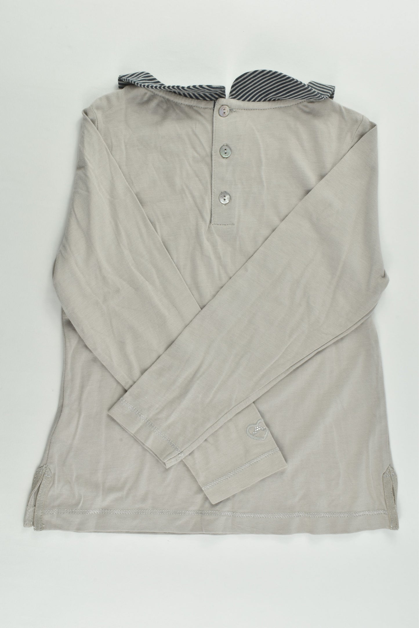 NEW Château de Sable (France) Size 4 Bamboo/Cotton Collared Top