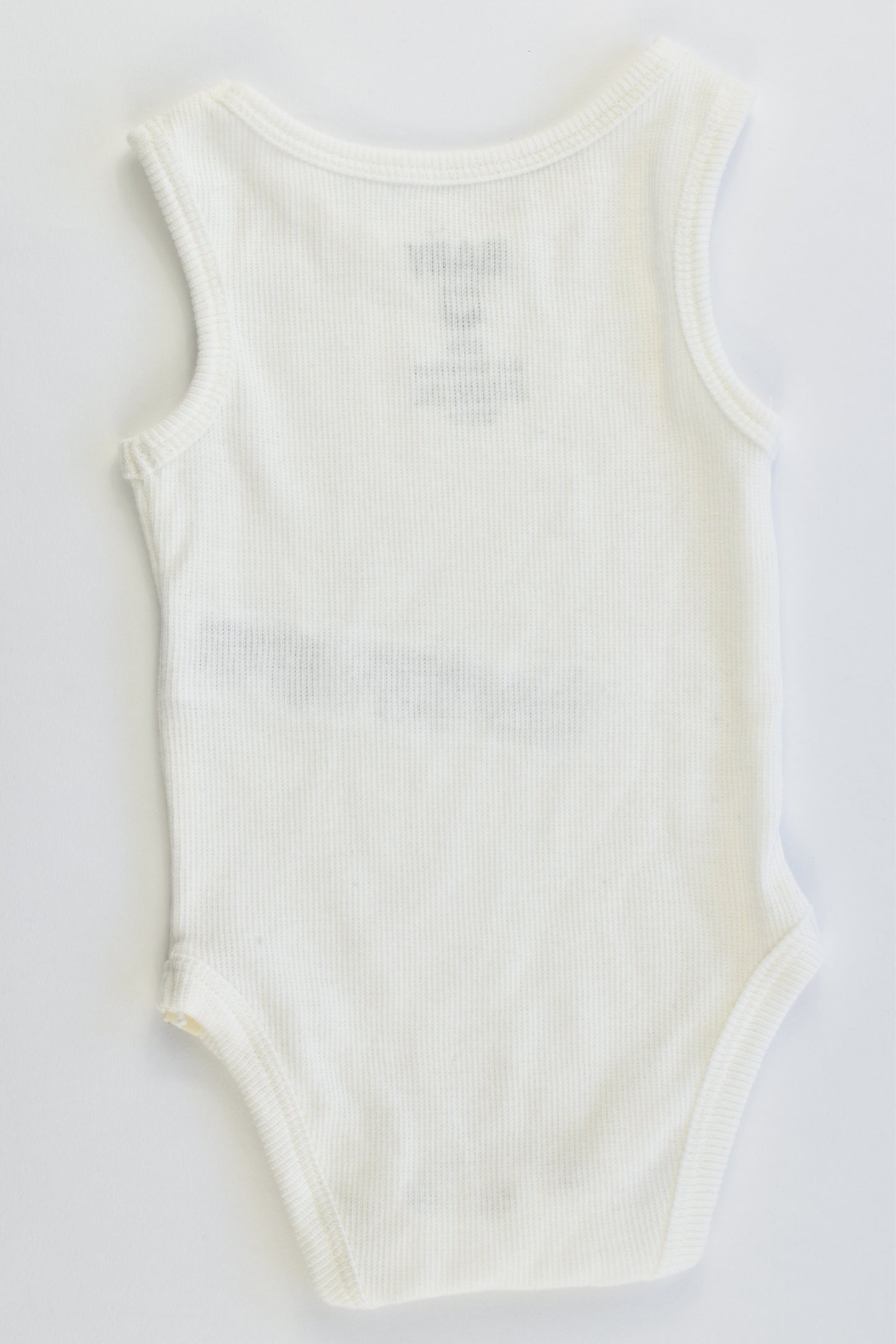 NEW Cotton On Baby Size 000 (0-3 months) Ribbed Sleeveless Bodysuit