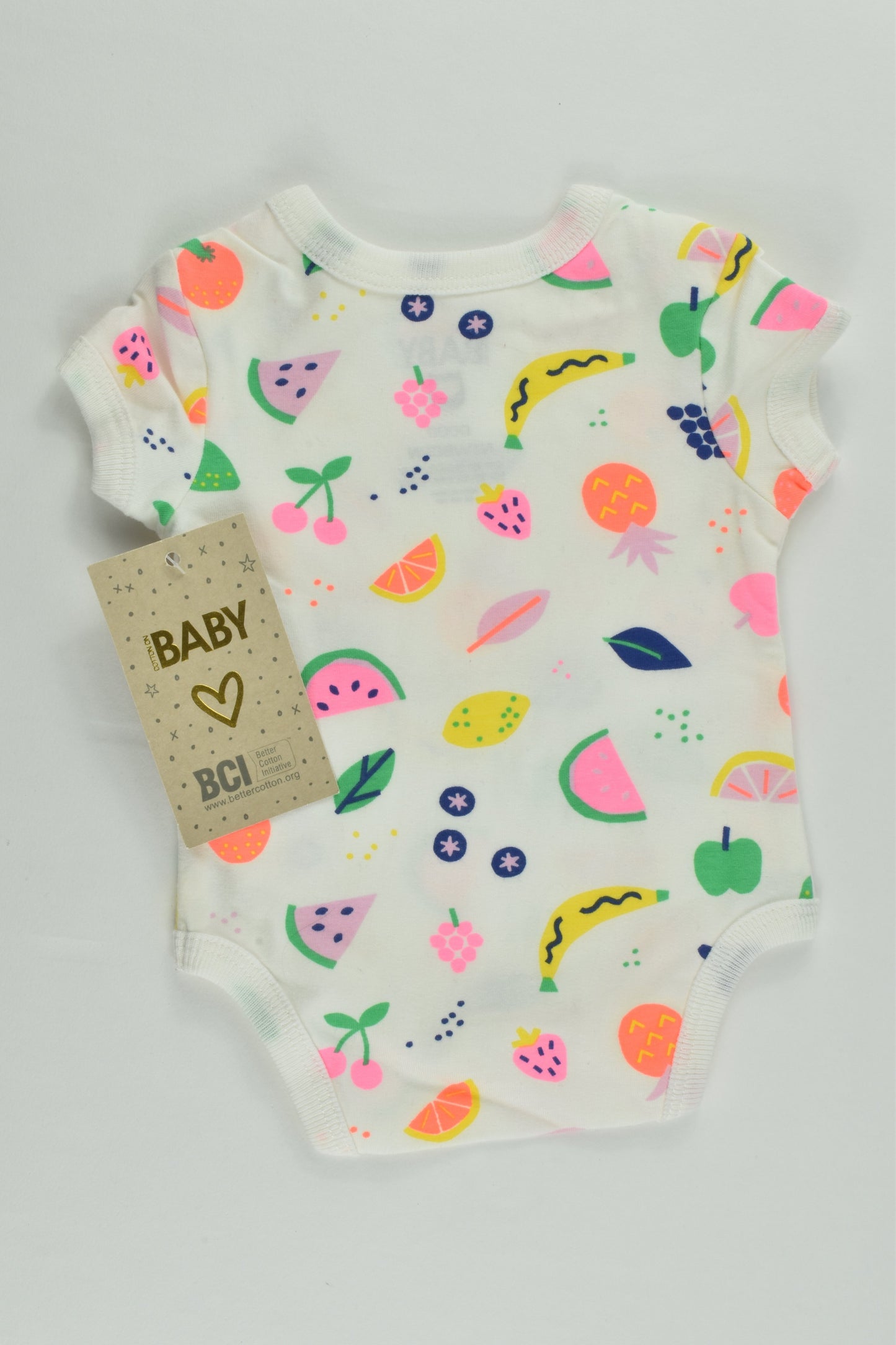 NEW Cotton On Baby Size 0000 (Newborn) Fruit Bodysuit