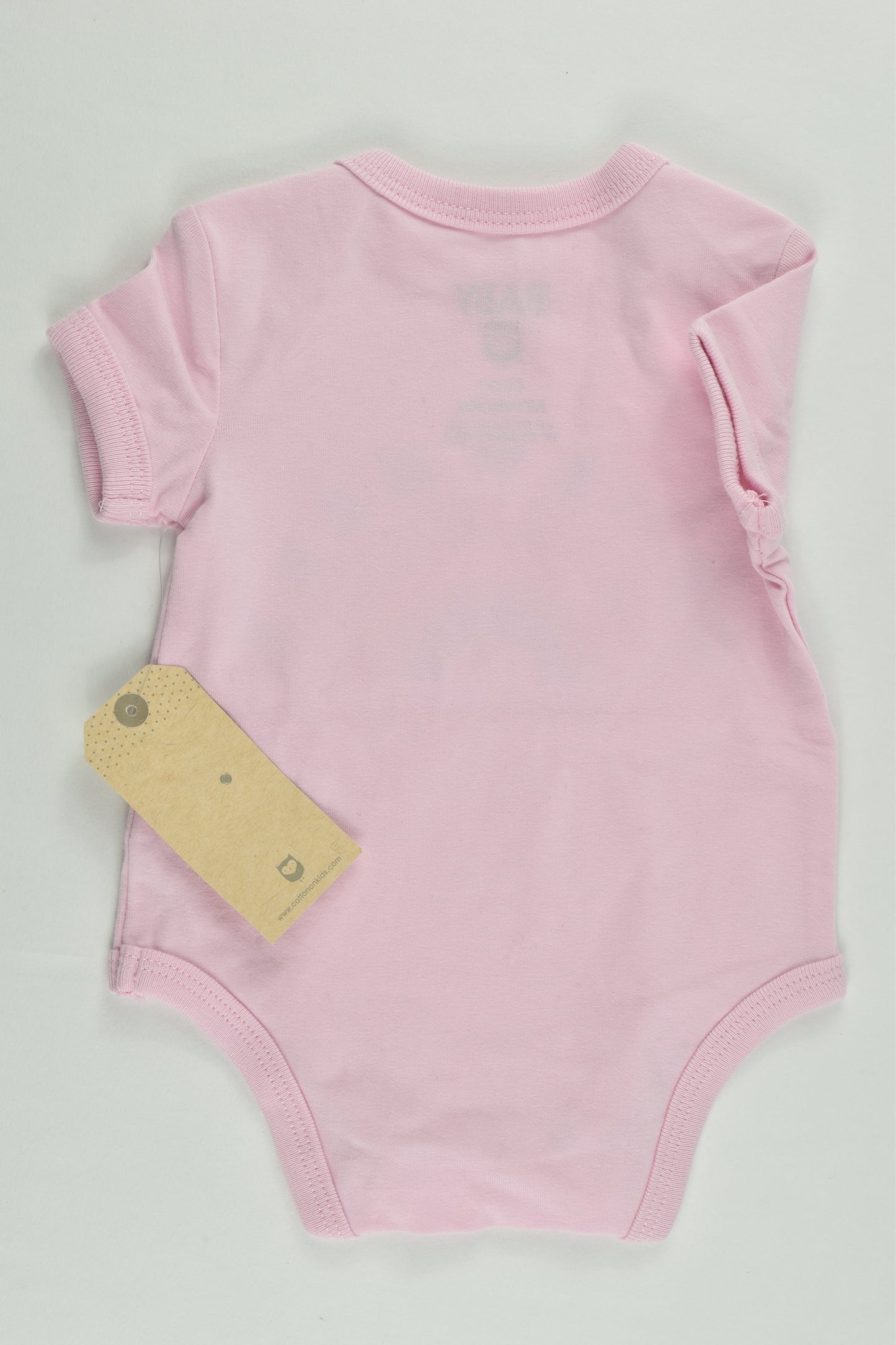 NEW Cotton On Baby Size 0000 'Somewhere' Rainbow Bodysuit