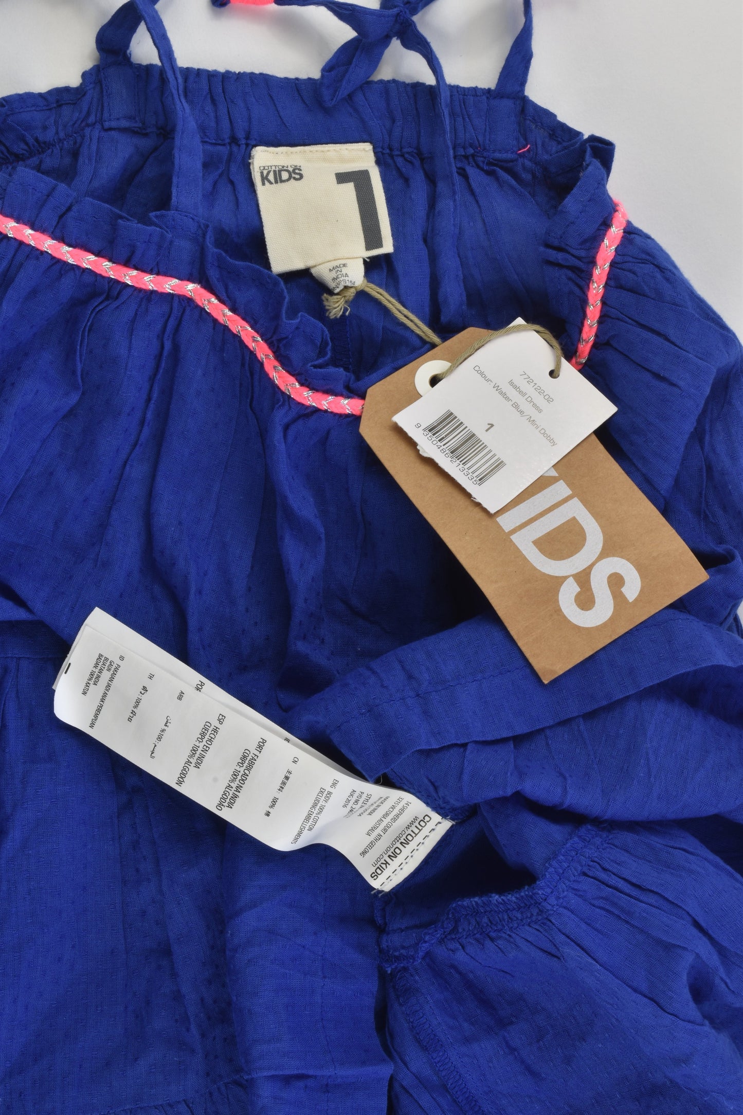 NEW Cotton On Kids Size 1 Dress