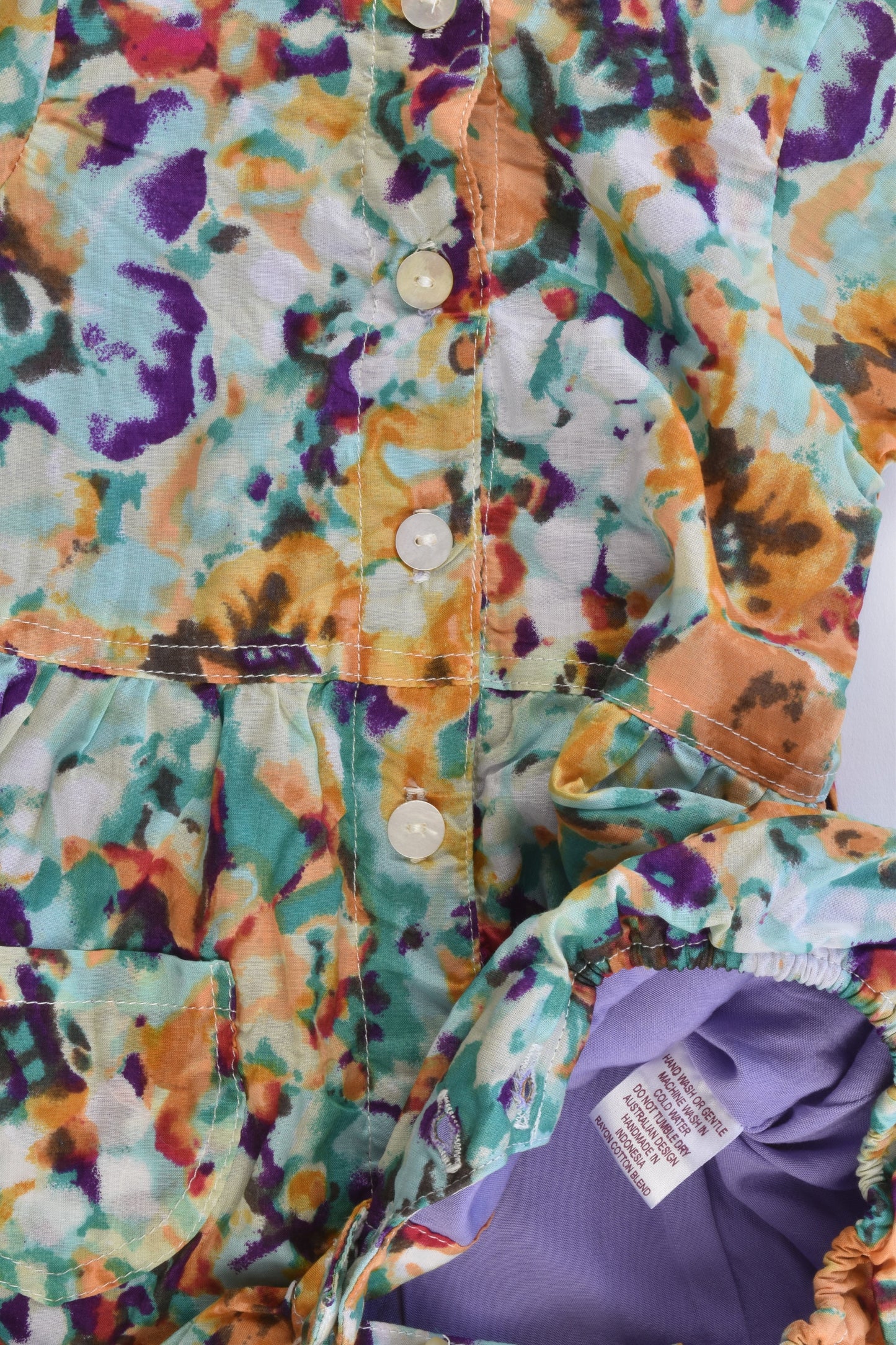 NEW Daisy & Moose Australia Size 12-18 months Lined Playsuit