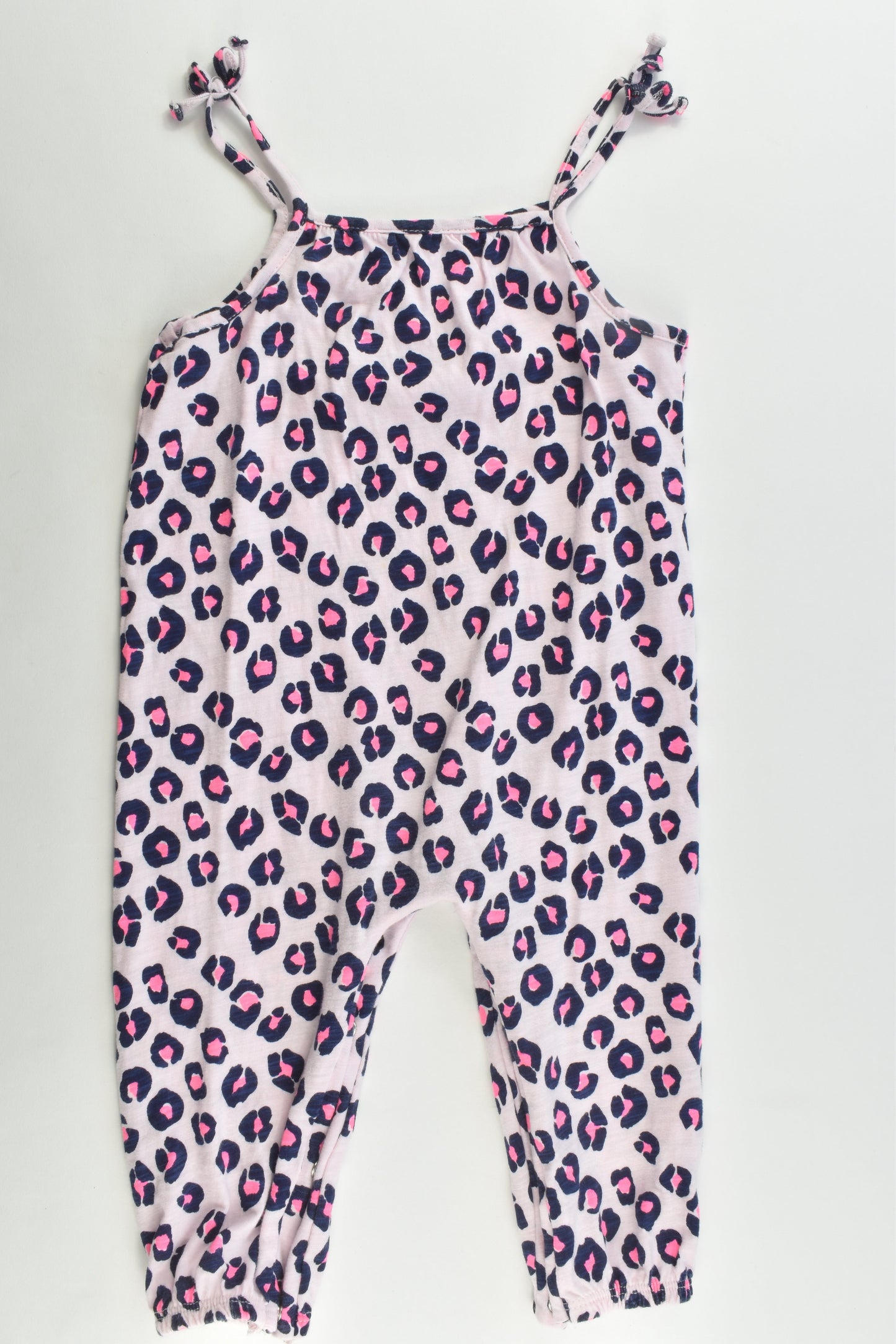 NEW Dymples Size 1 (18 months) Pink Leopard Playsuit