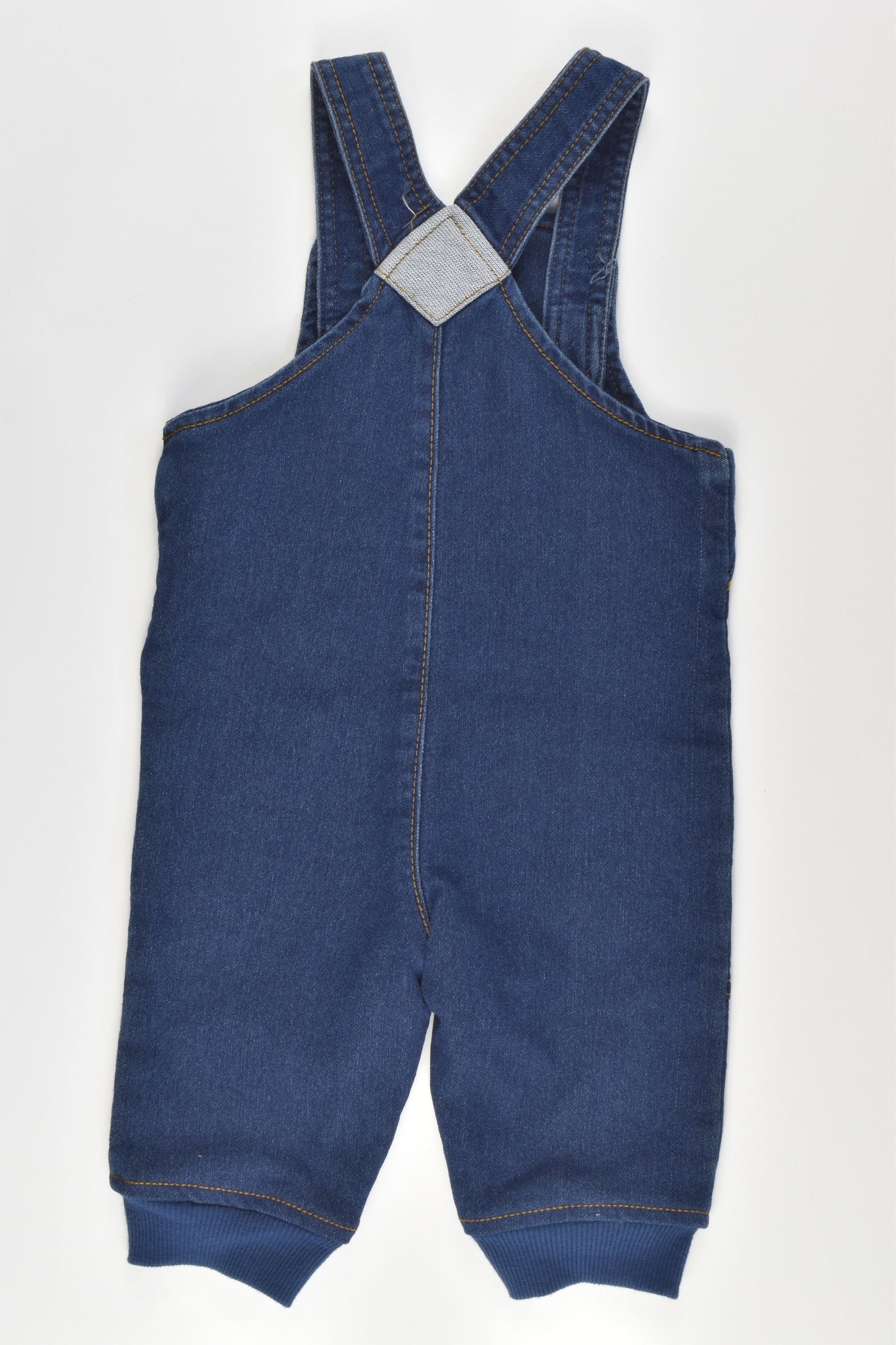 NEW Ergee Size 00 (4-6 months, 68 cm) Denim Overalls