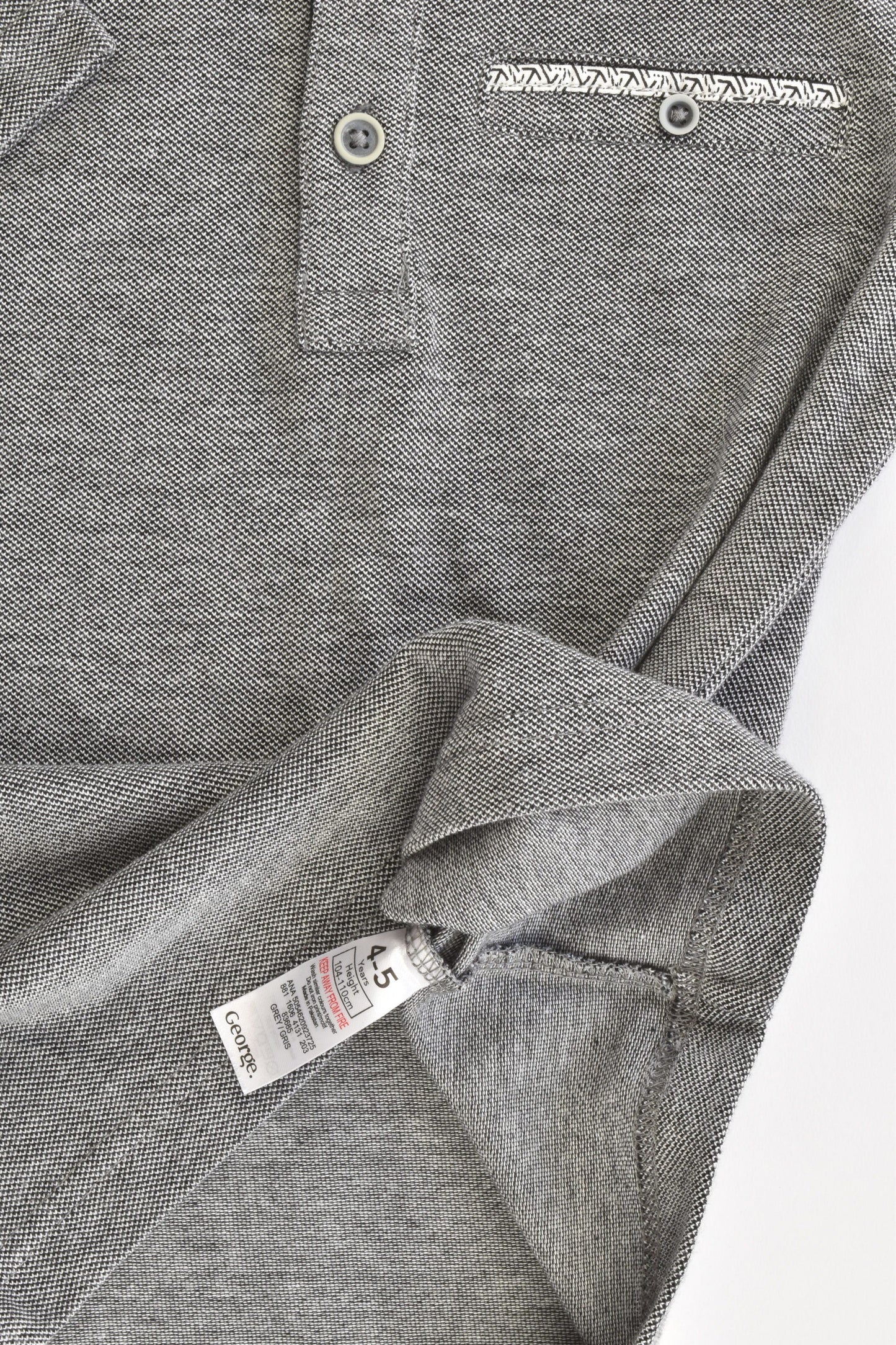 NEW George Size 4-5 Collared T-shirt