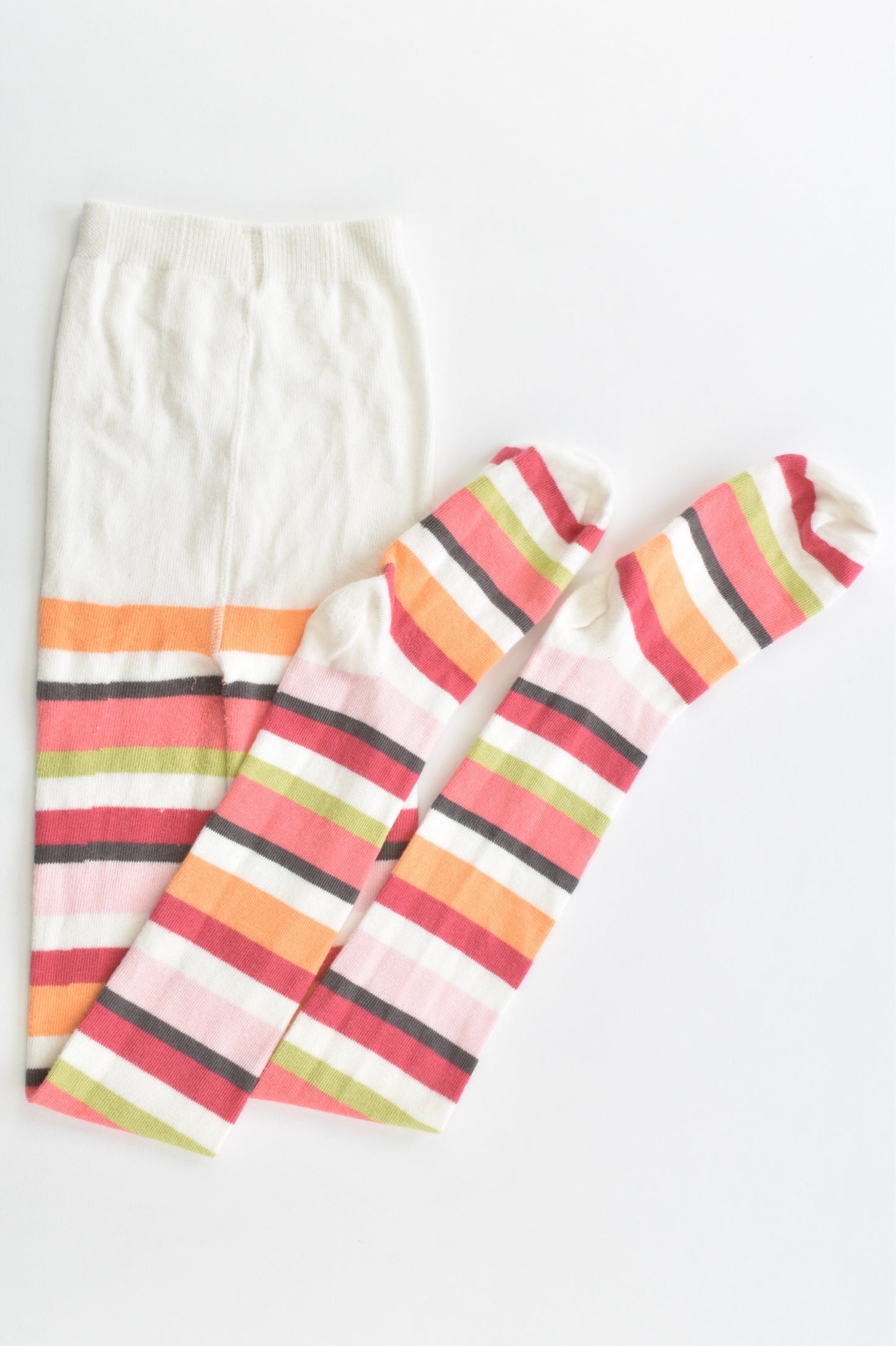 NEW Gymboree Size 5-7 Striped Footed Tights