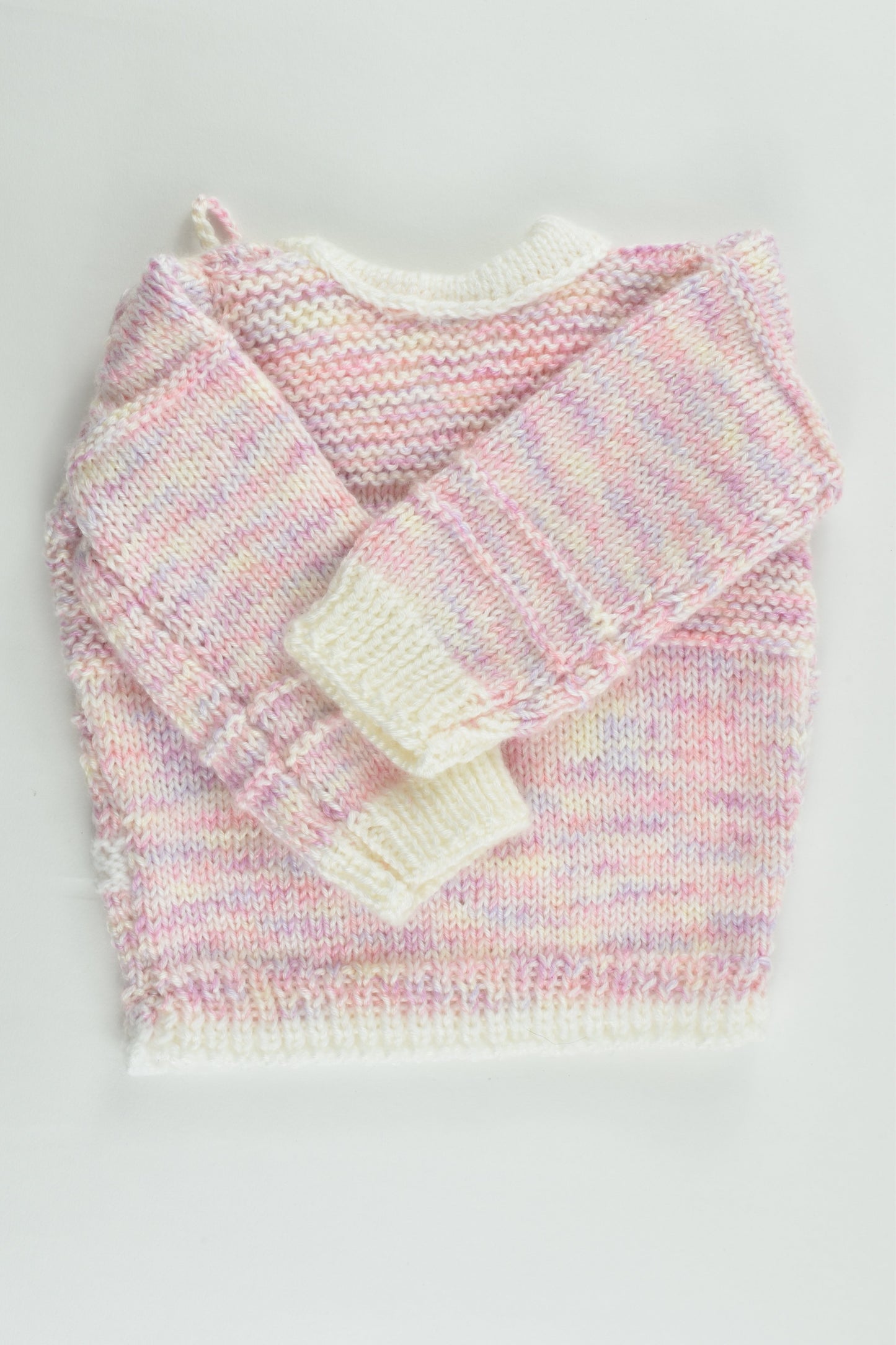 NEW Handmade Size approx 0 Knitted Jumper