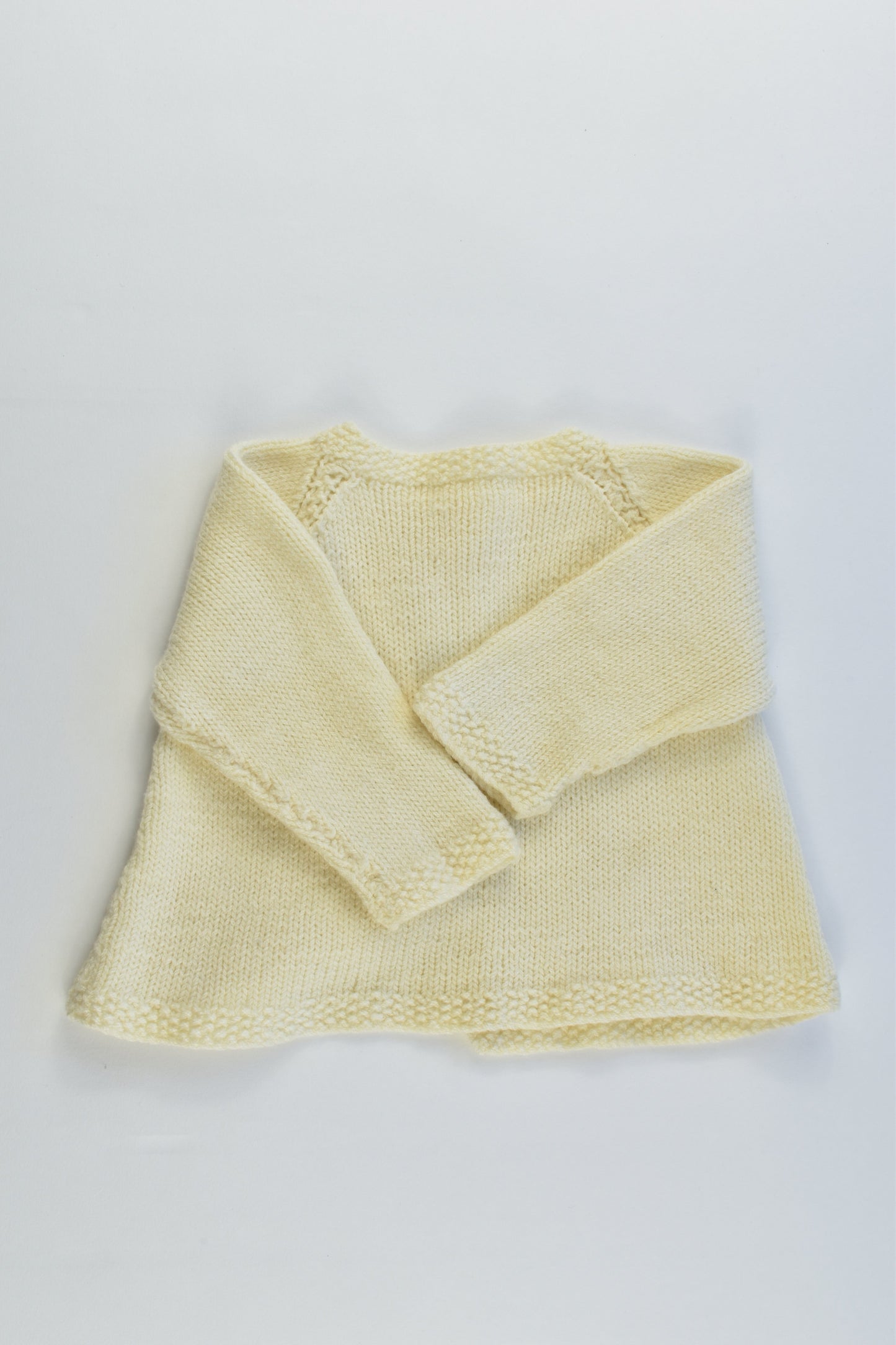 NEW Handmade Size approx 00 Knitted Cardigan