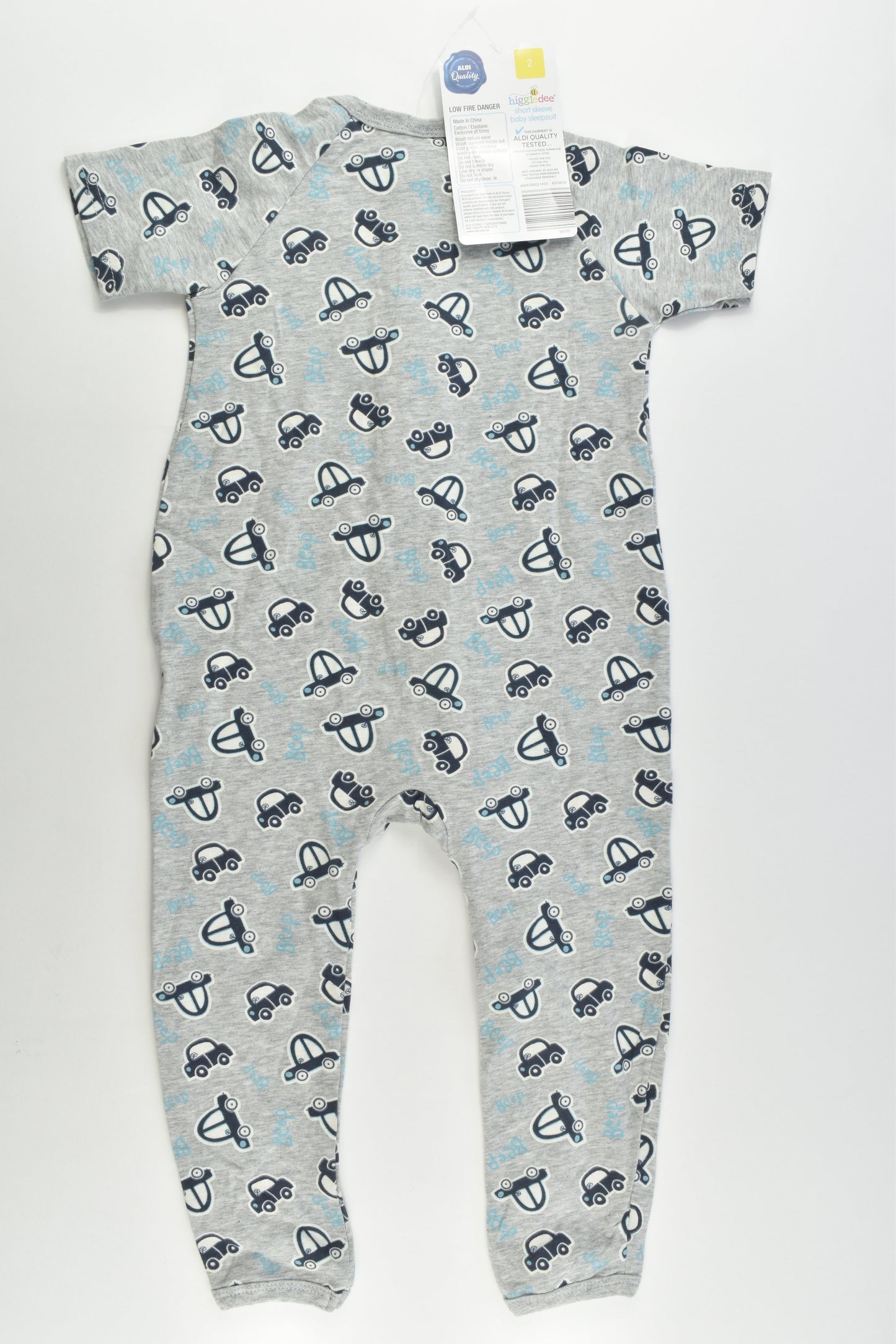 NEW Higgledee Size 2 Cars Romper