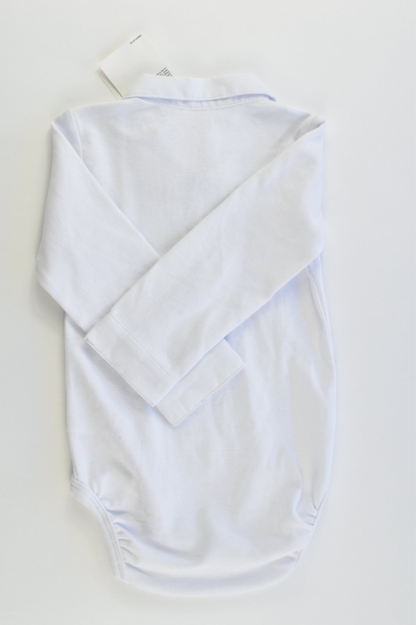NEW H&M Size 1 (9-12 months, 80 cm) Collared Bodysuit with Bow