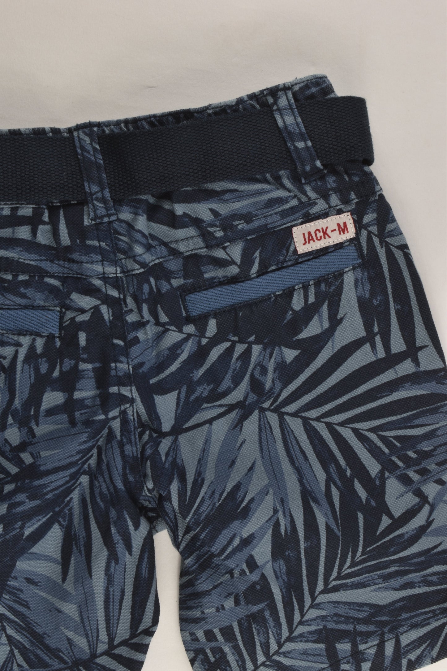 NEW Jack & Milly Size 1 Leaves Stretchy Shorts with Belt