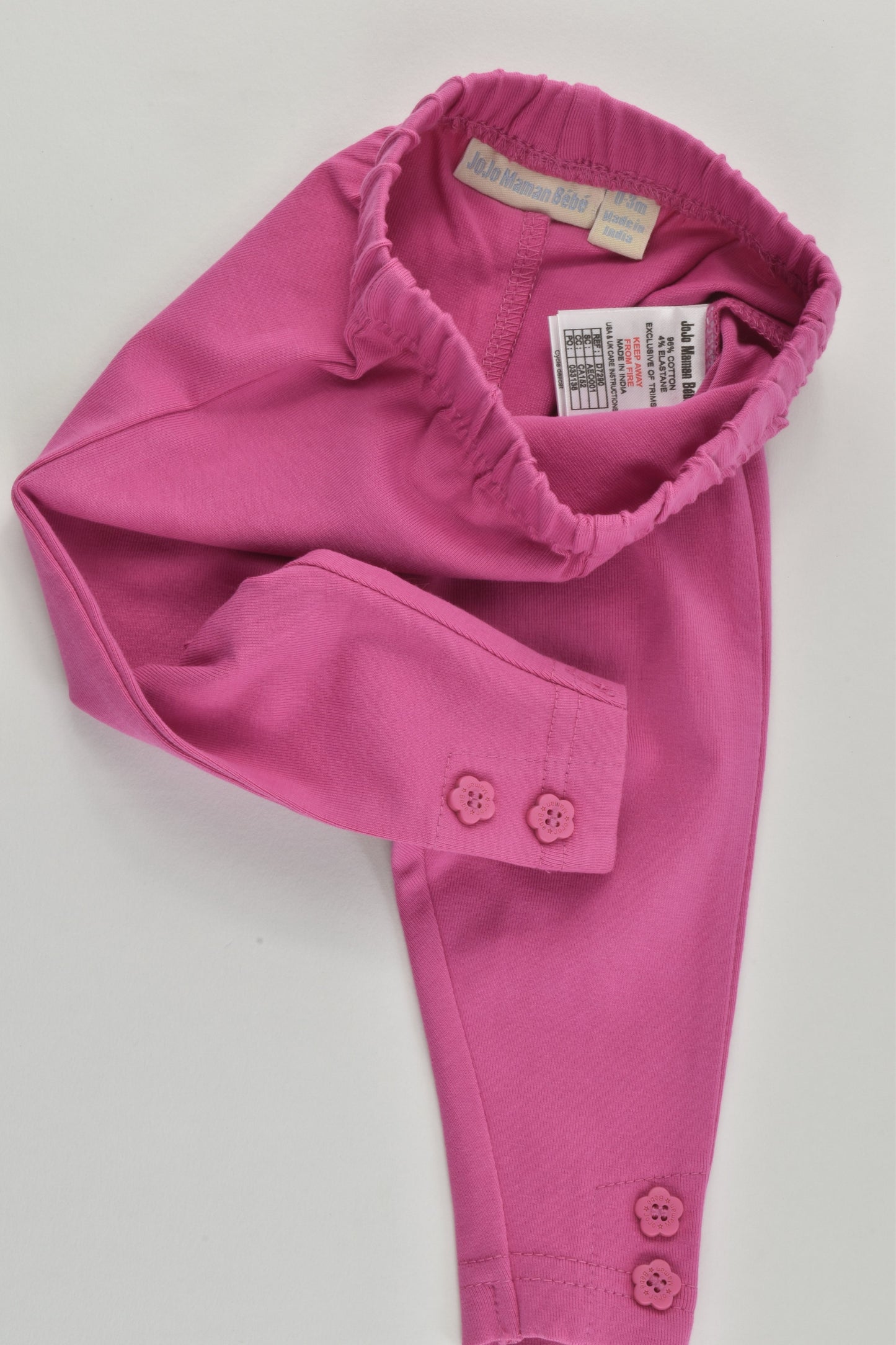NEW JoJo Maman Bébé (UK) Size 000 (0-3 months) Mulberry Bloom Dress and Matching Leggings