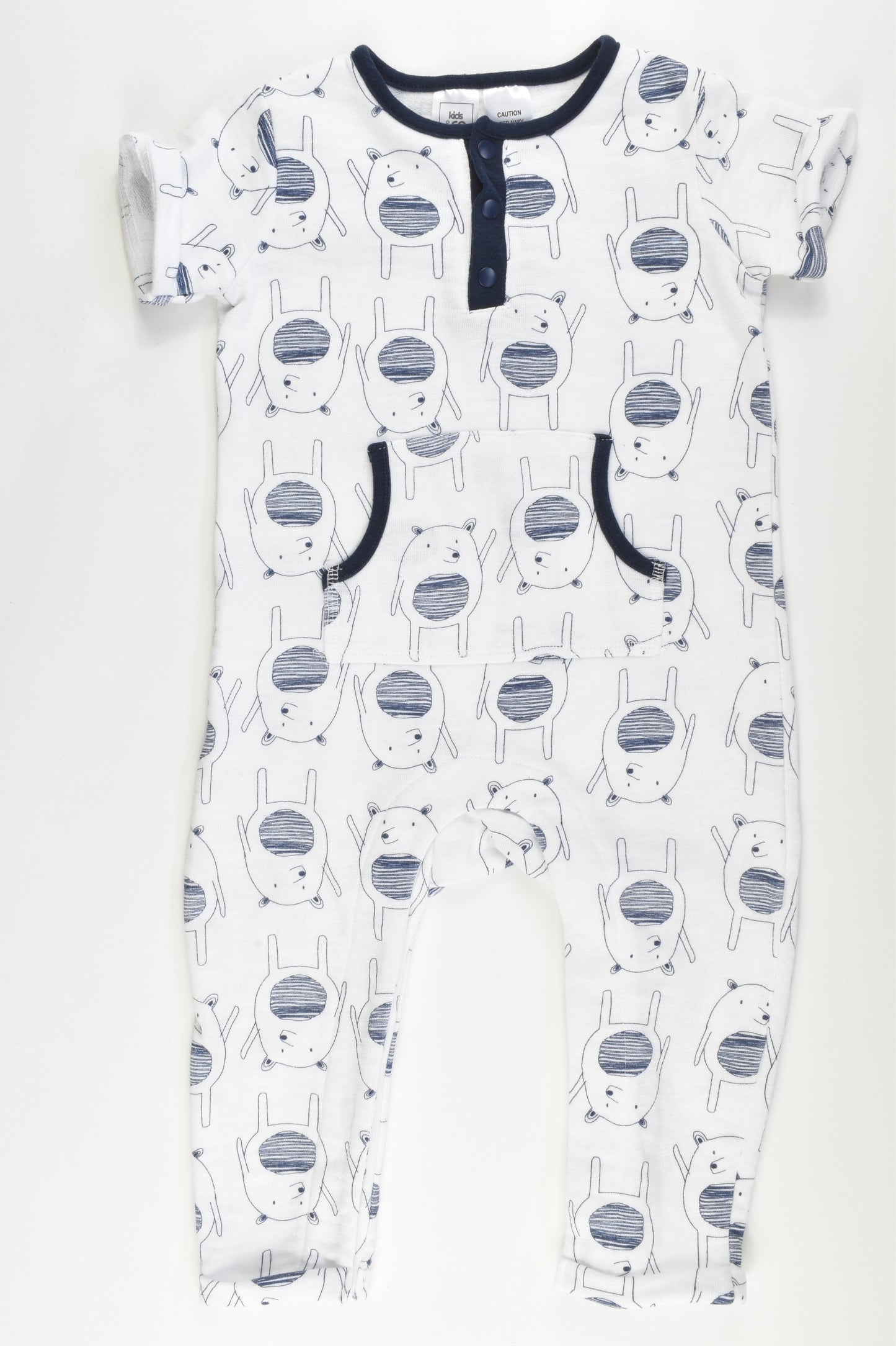 NEW Kids & Co Size 1 Bears Playsuit